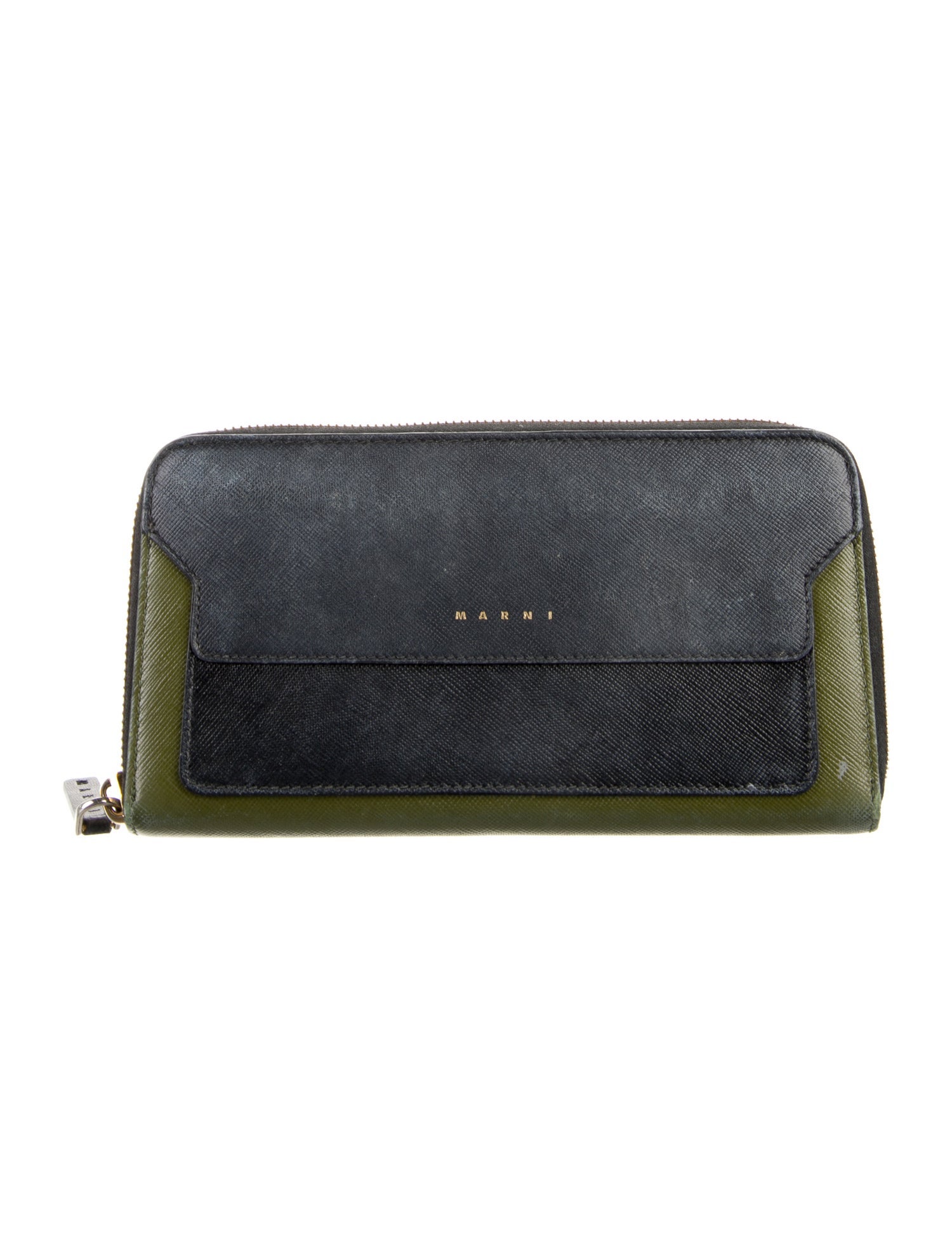 Marni Vitello Saffiano Saffiano Leather Wallet
