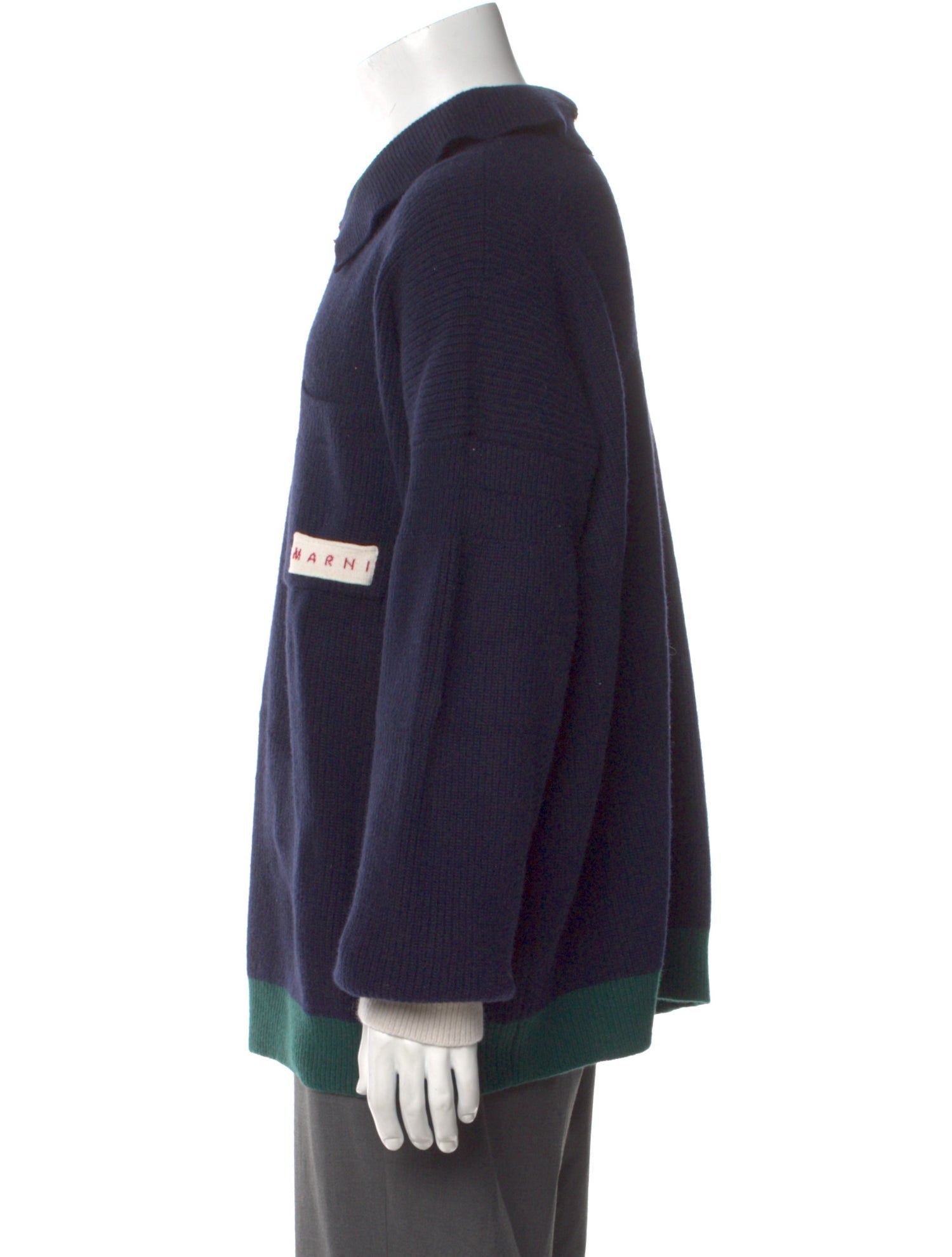 Marni Virgin Wool V-Neck Pullover