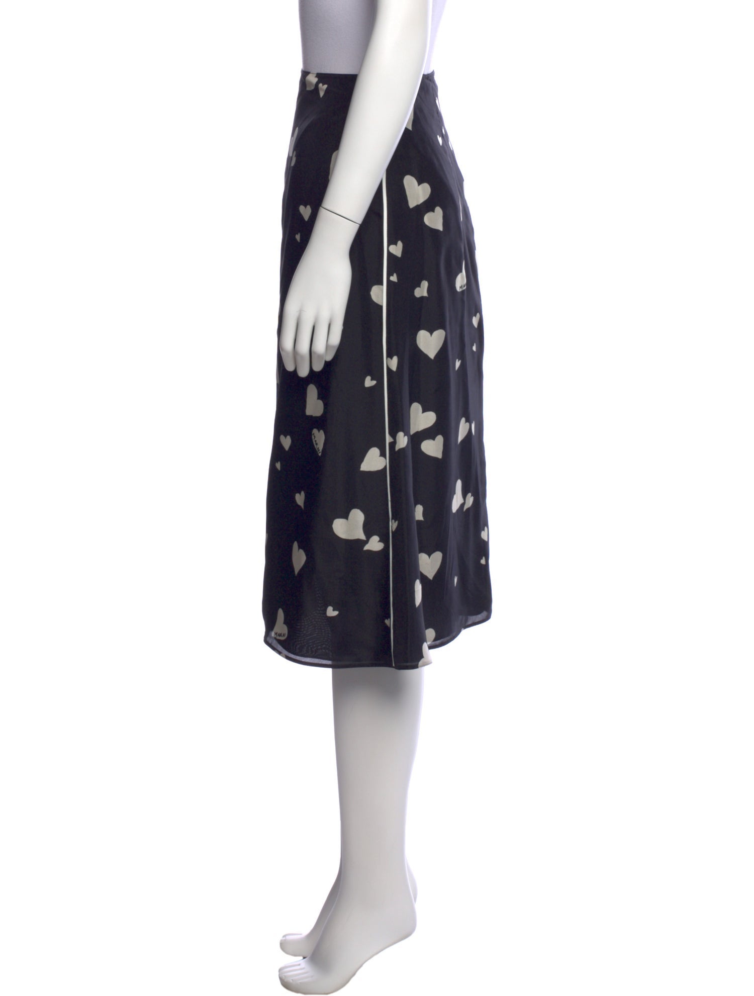 Marni Silk Knee-Length Skirt