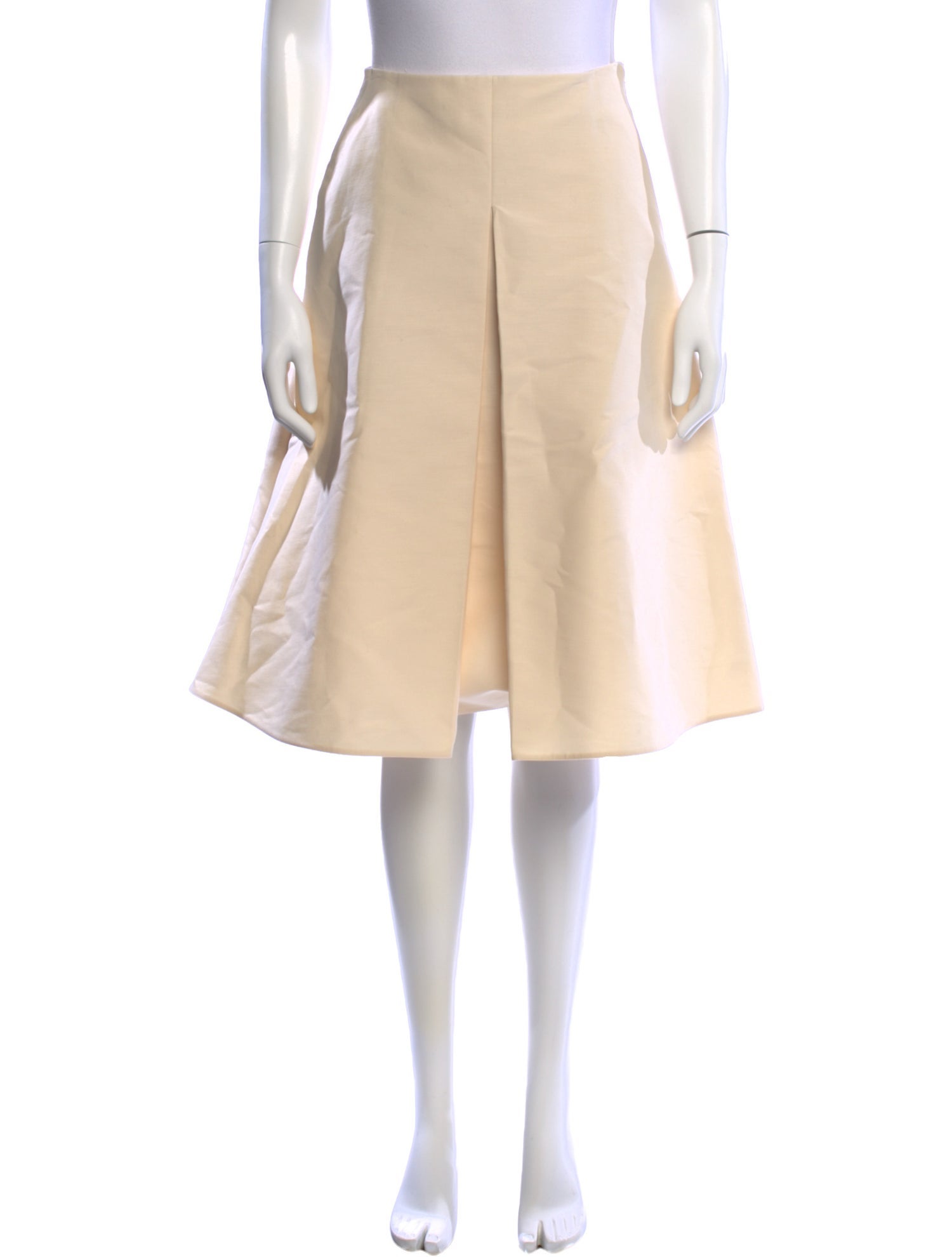 Marni Pleated Accents Knee-Length Skirt