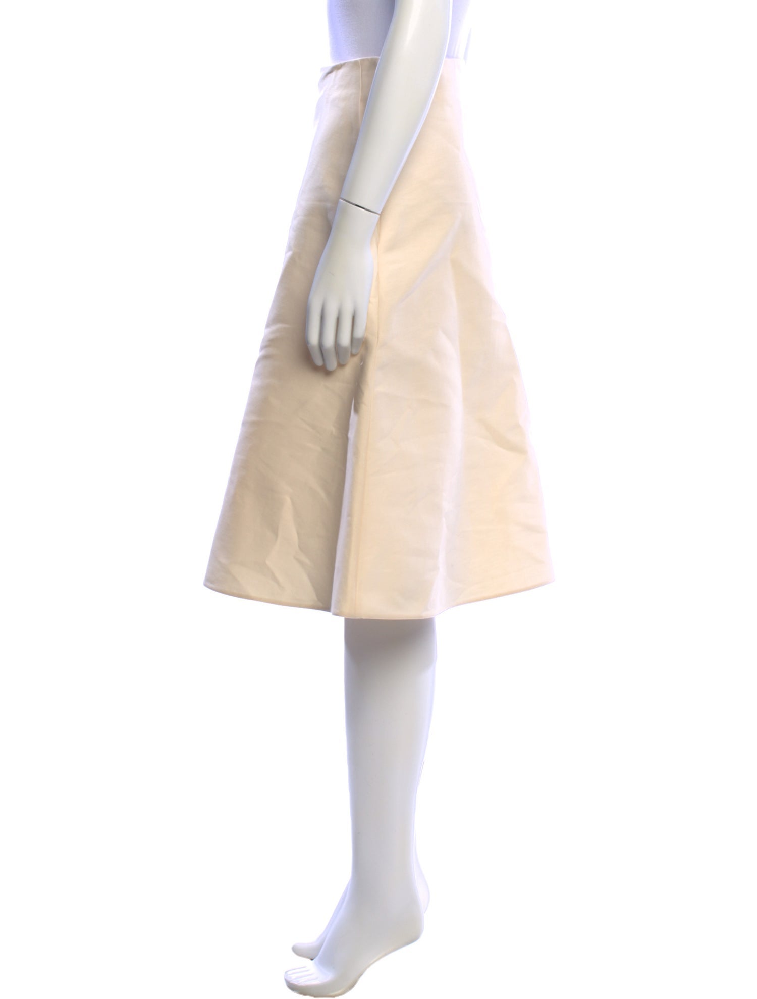 Marni Pleated Accents Knee-Length Skirt