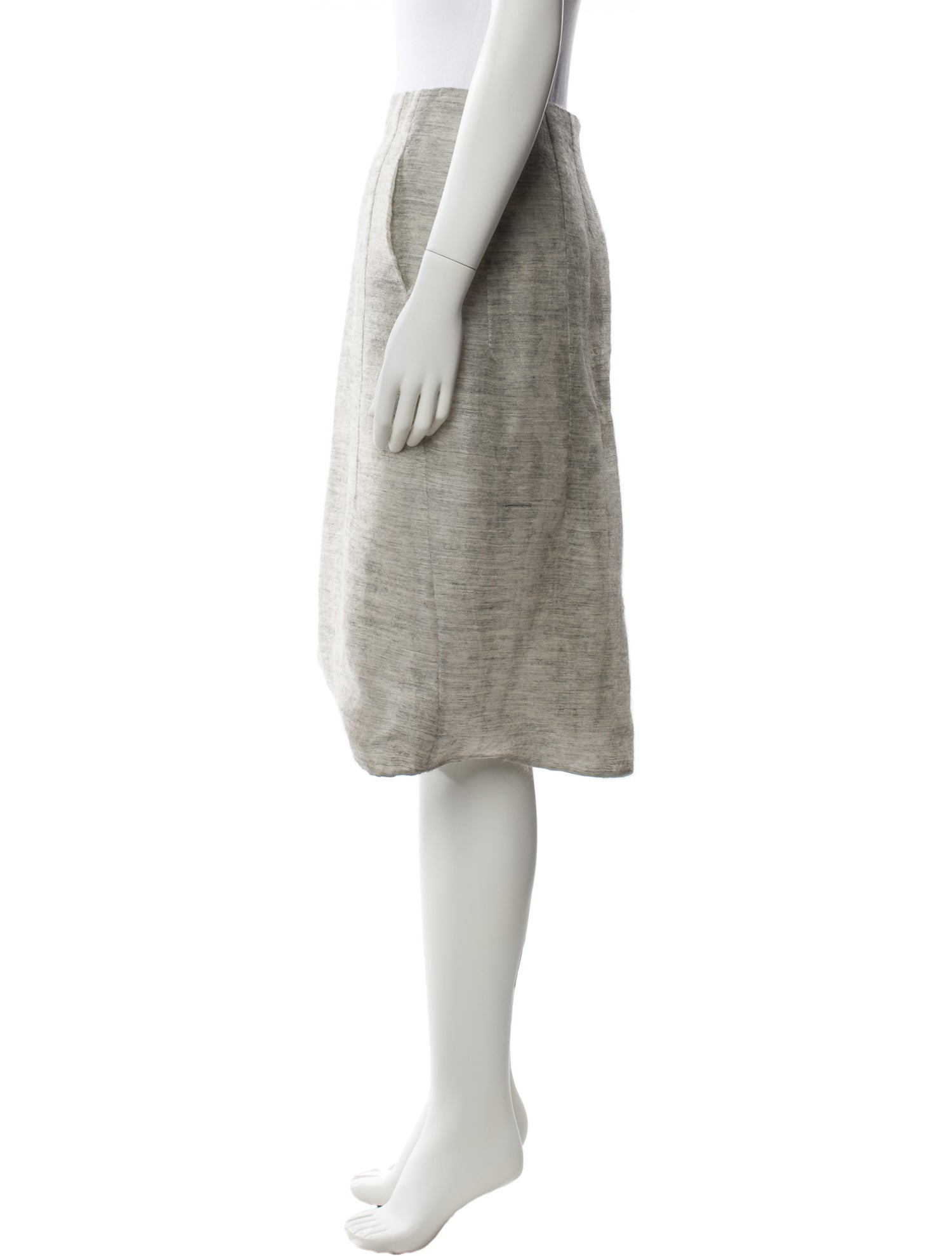 Marni Tweed Pattern Knee-Length Skirt