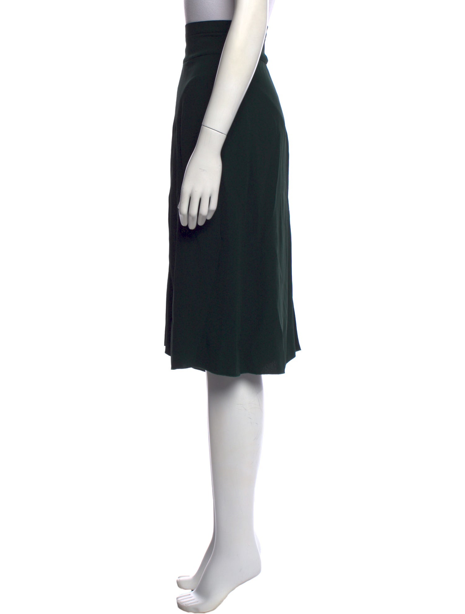 Marni Pleated Accents Knee-Length Skirt