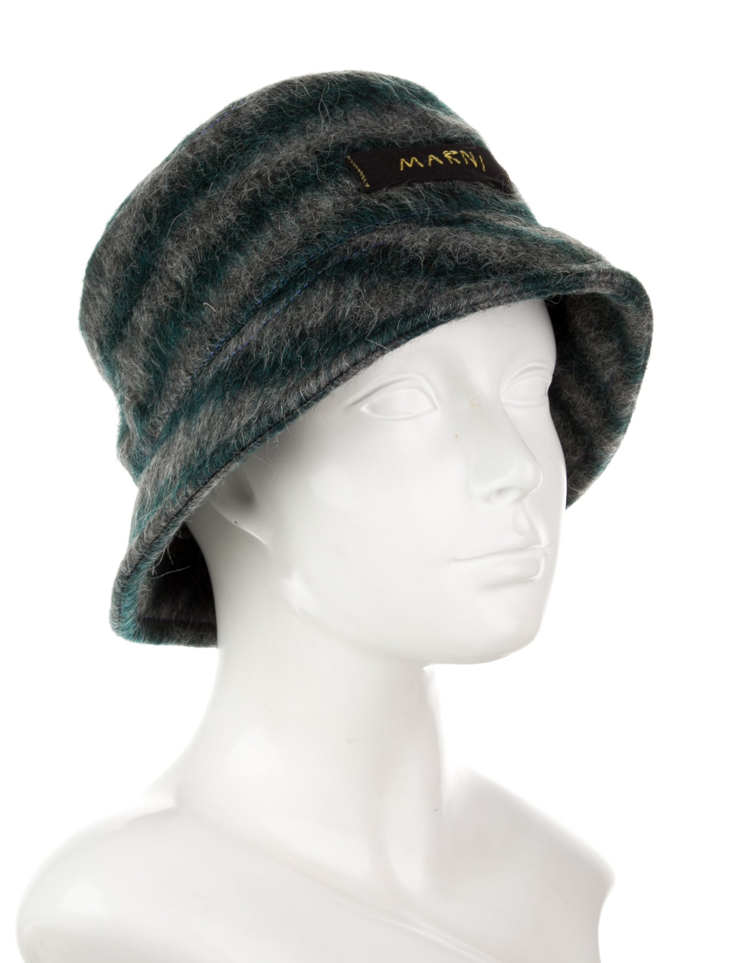 Marni Printed Wool Bucket Hat w/Tags