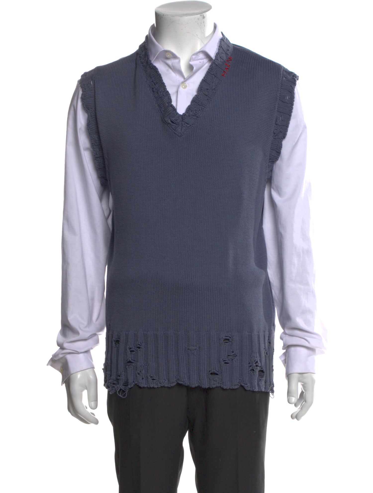 Marni V-Neck Sleeveless Sweater Vest