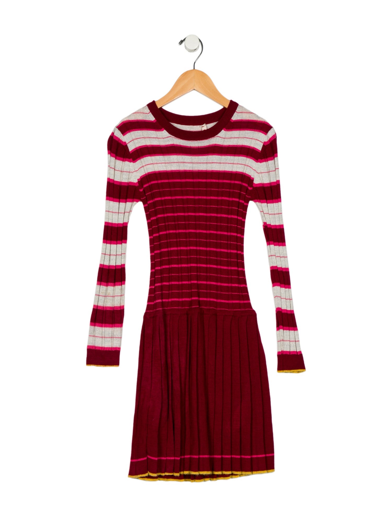 Marni Kids Girls Wool Pleated Dress