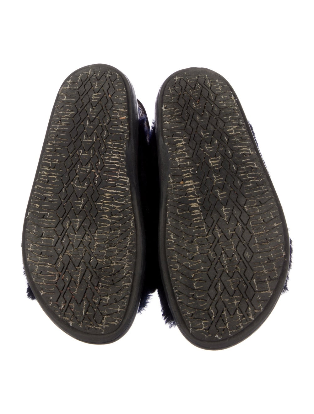 Marni Shearling Patterned Slingback Sandals - image 5