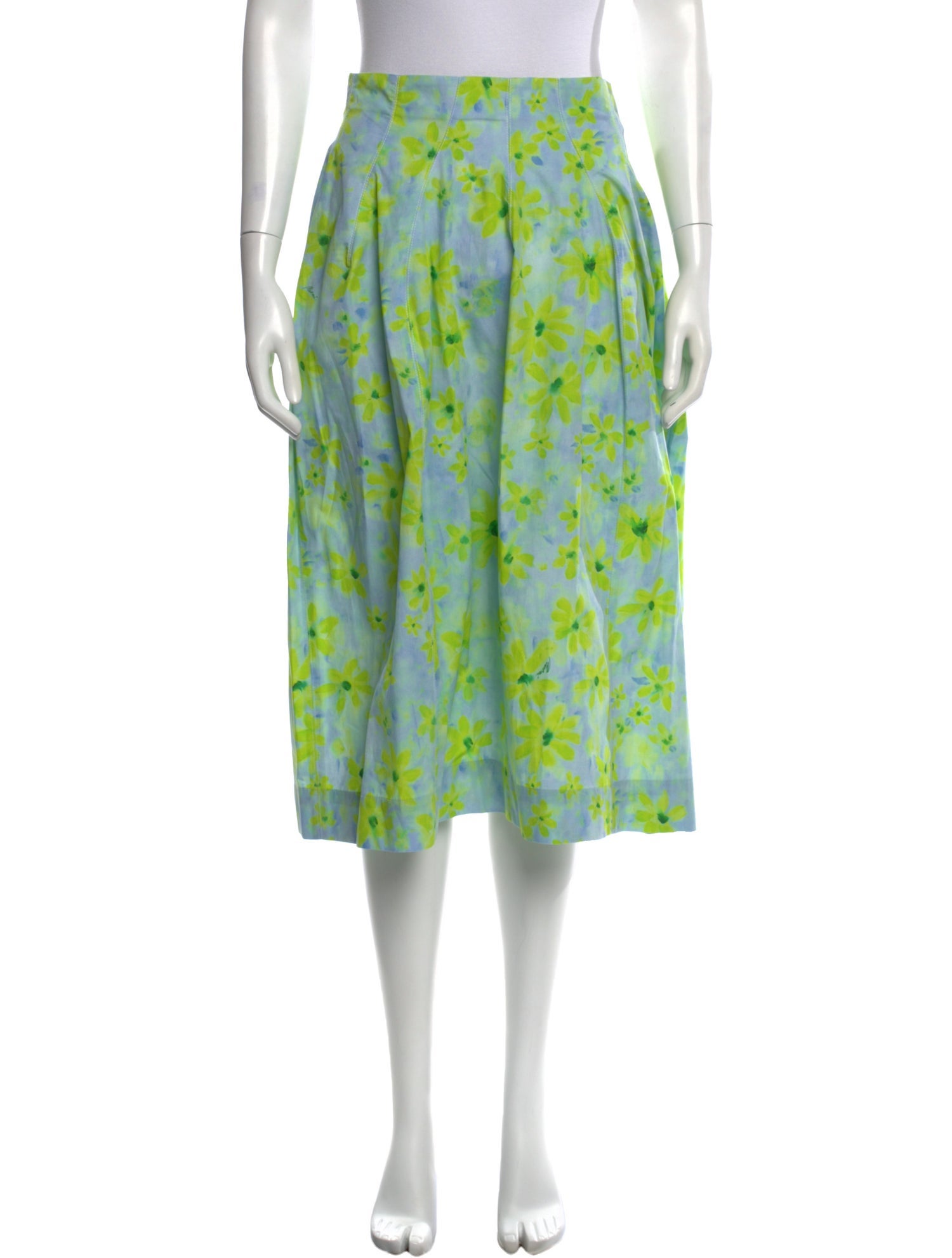 Marni Floral Print Midi Length Skirt