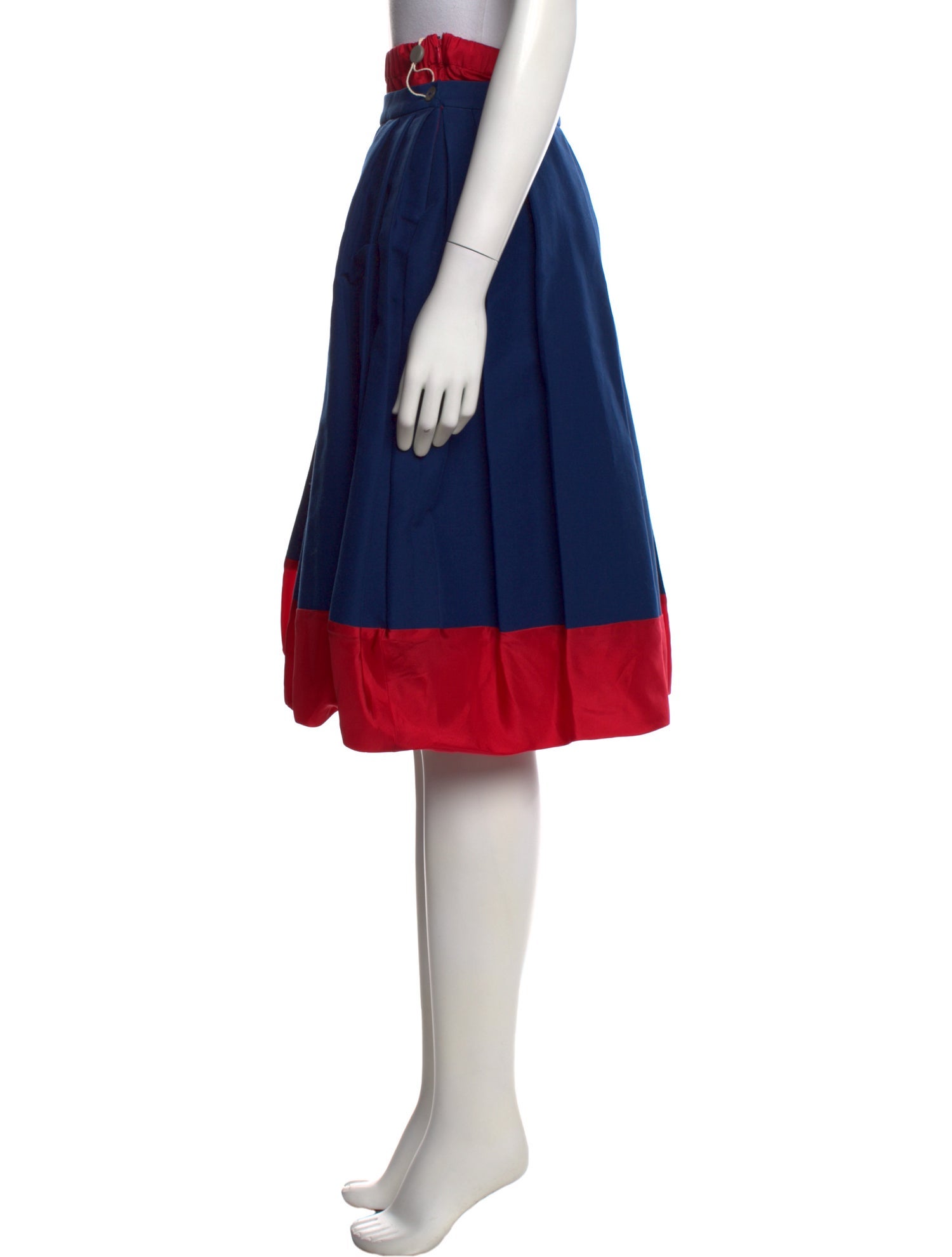 Marni Colorblock Pattern Knee-Length Skirt