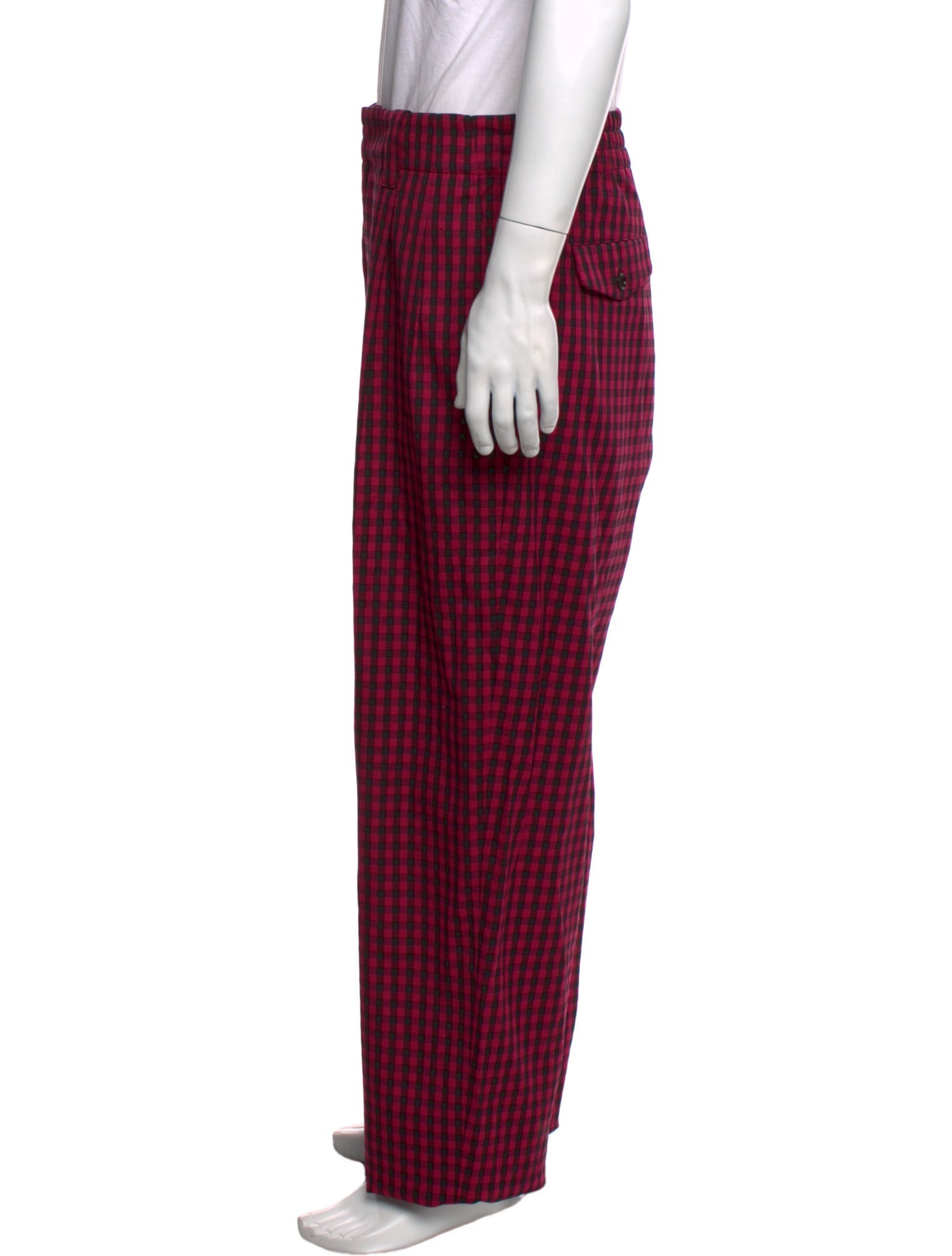 Marni Plaid Print Pants
