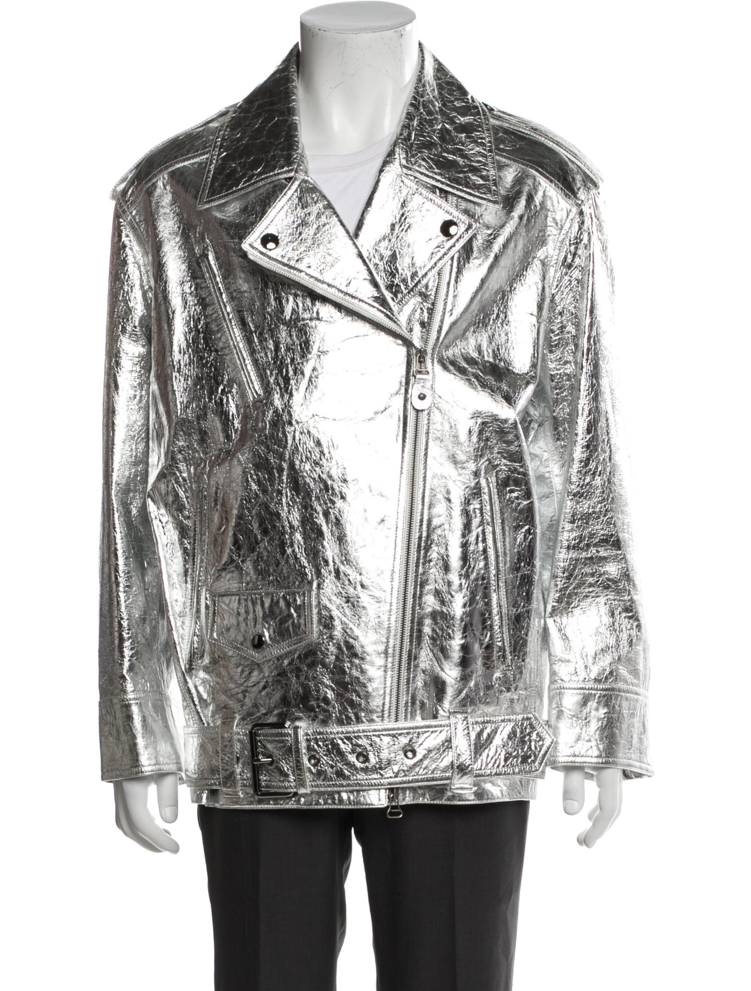 Marni Lamb Leather Moto Jacket