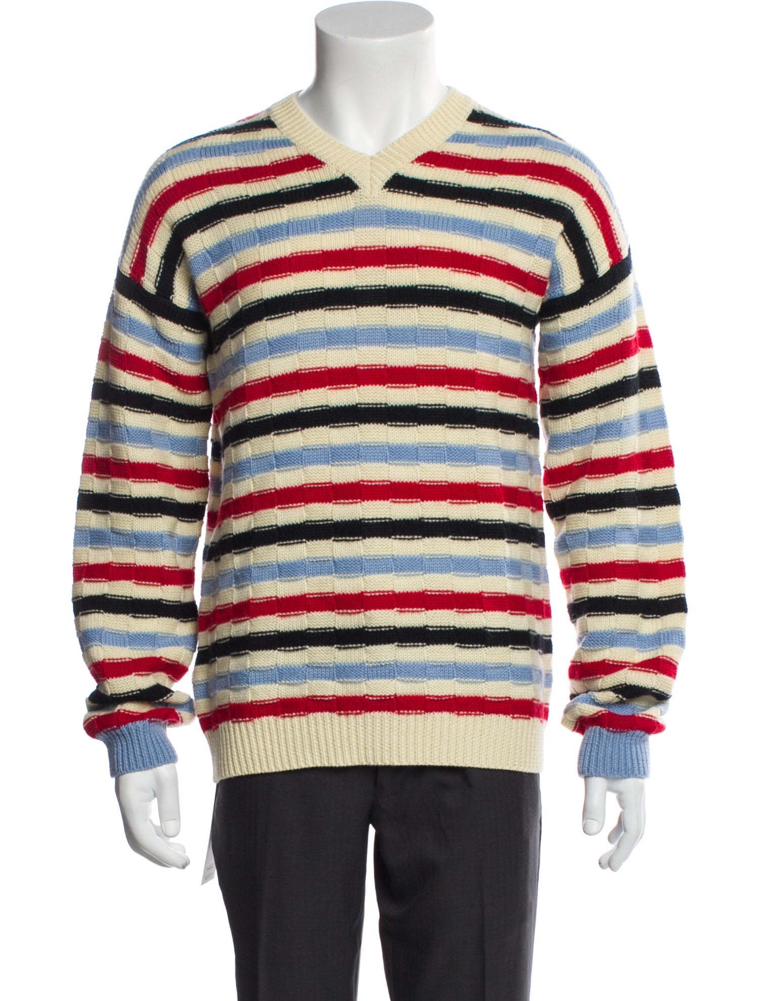 Marni Virgin Wool Striped Pullover
