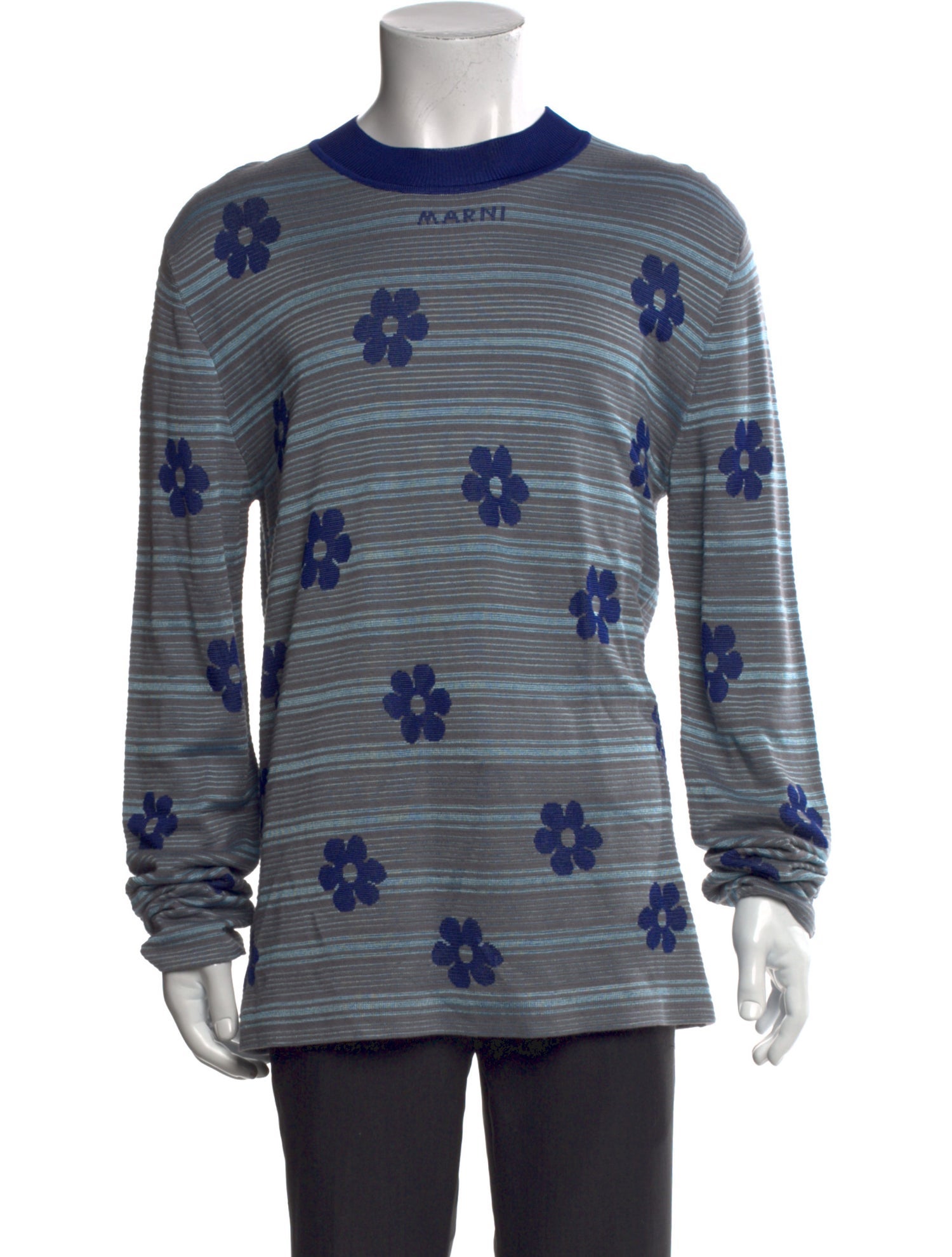 Marni Printed Crew Neck Pullover