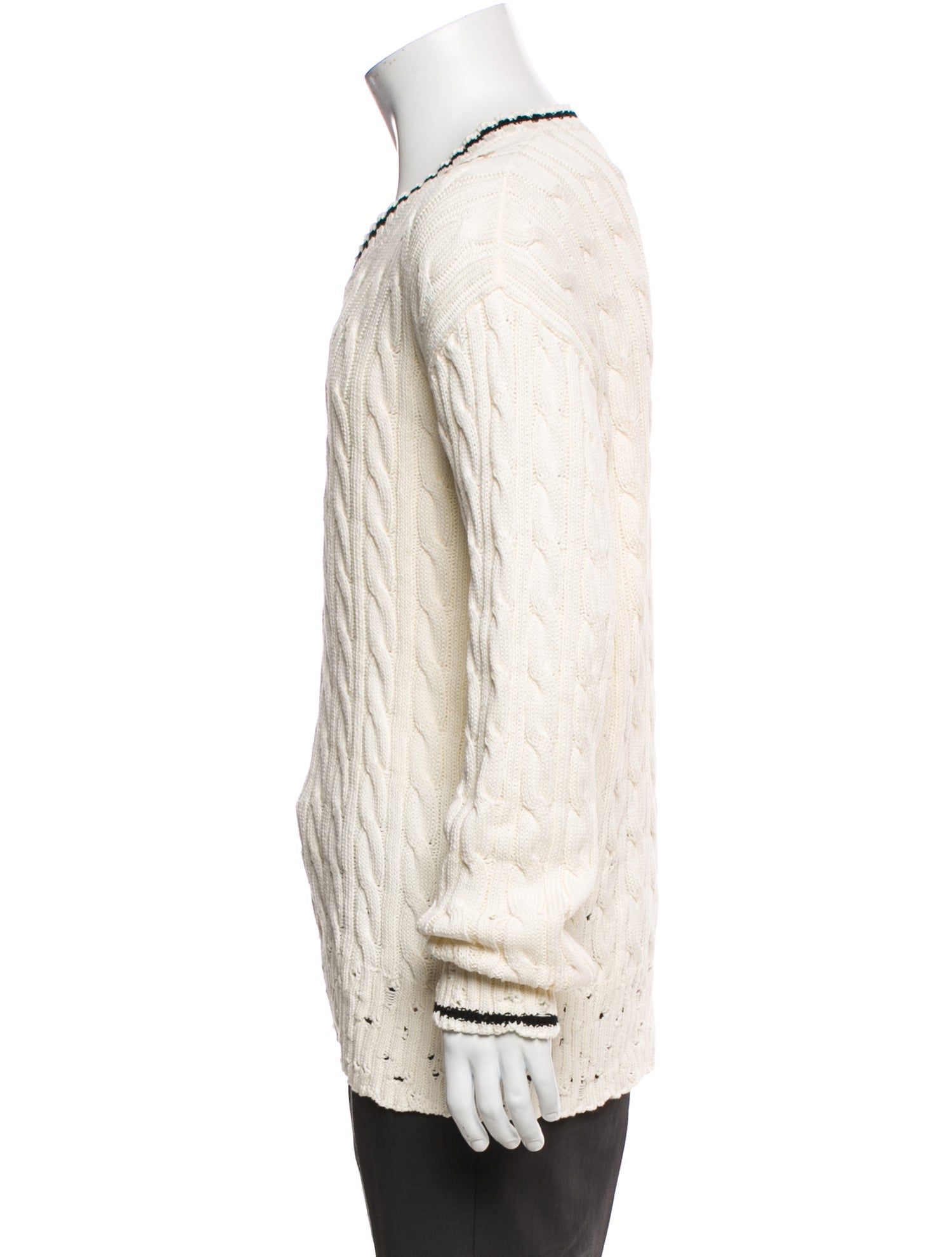 Marni V-Neck Long Sleeve Pullover