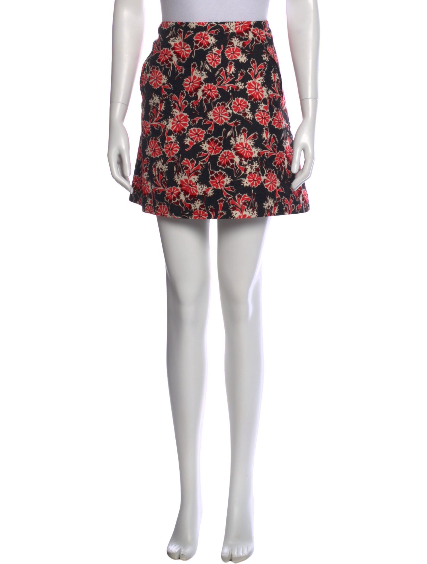 Marni Floral Print Mini Skirt