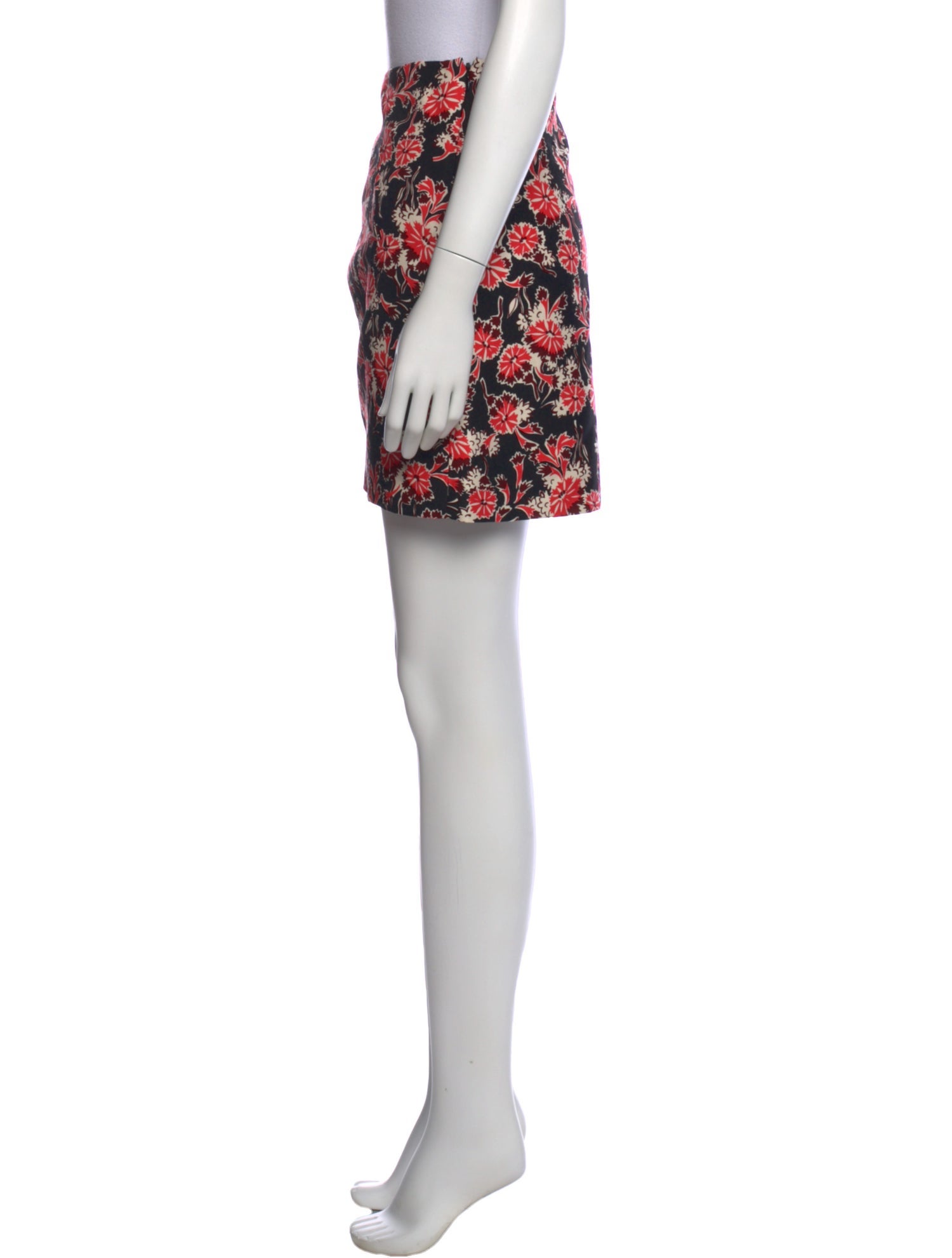 Marni Floral Print Mini Skirt