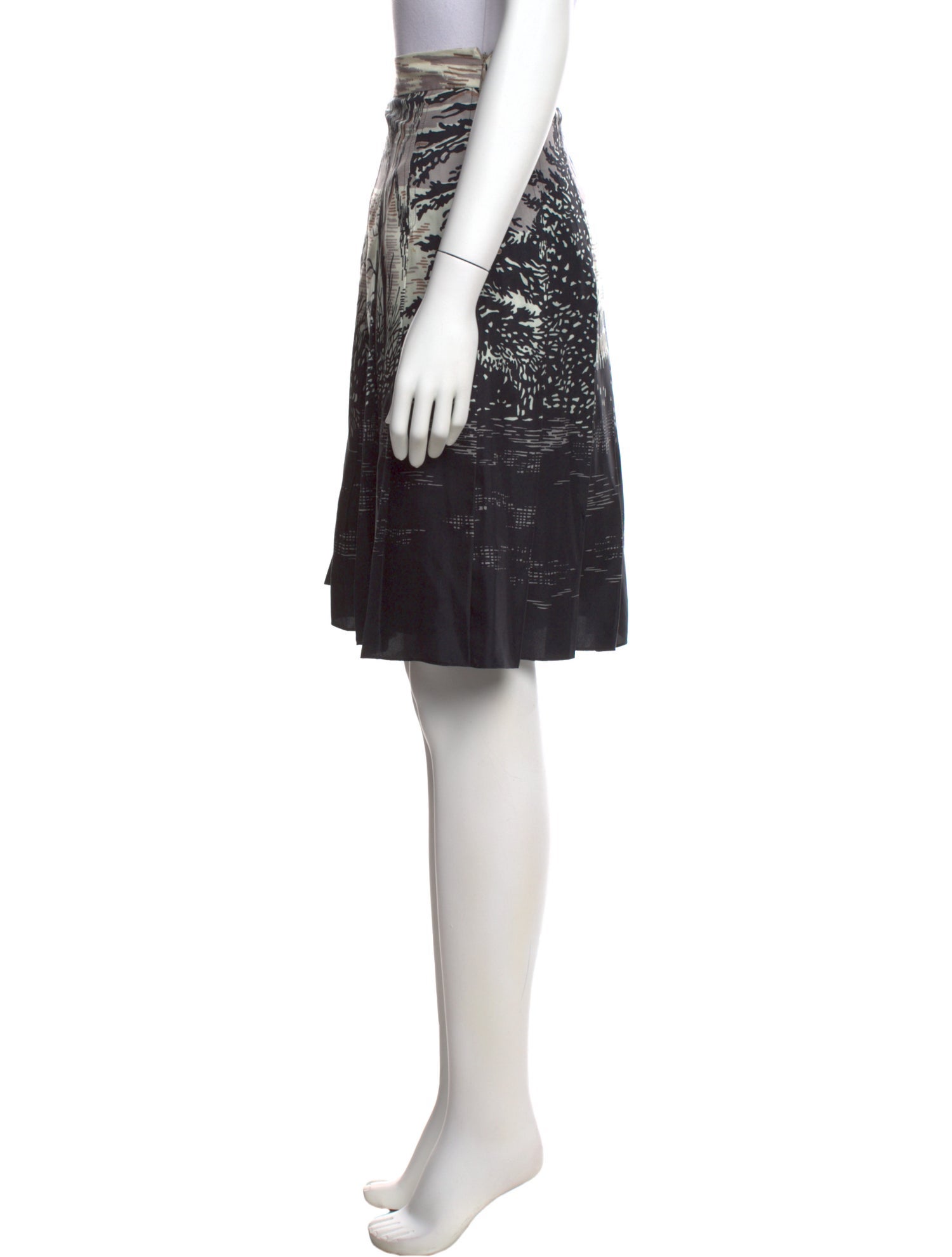 Marni Silk Knee-Length Skirt