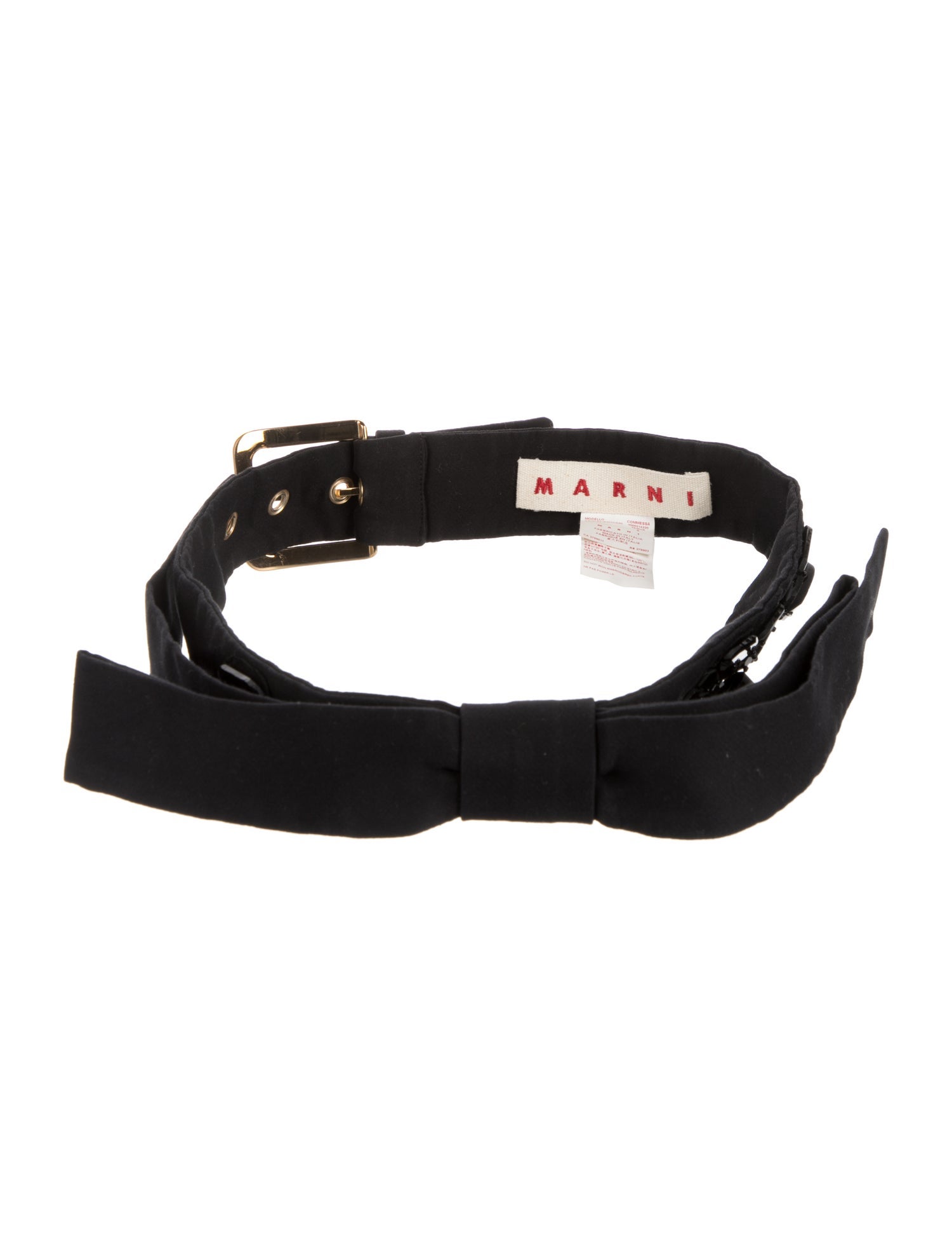 Marni Bow Accents Waist Belt
