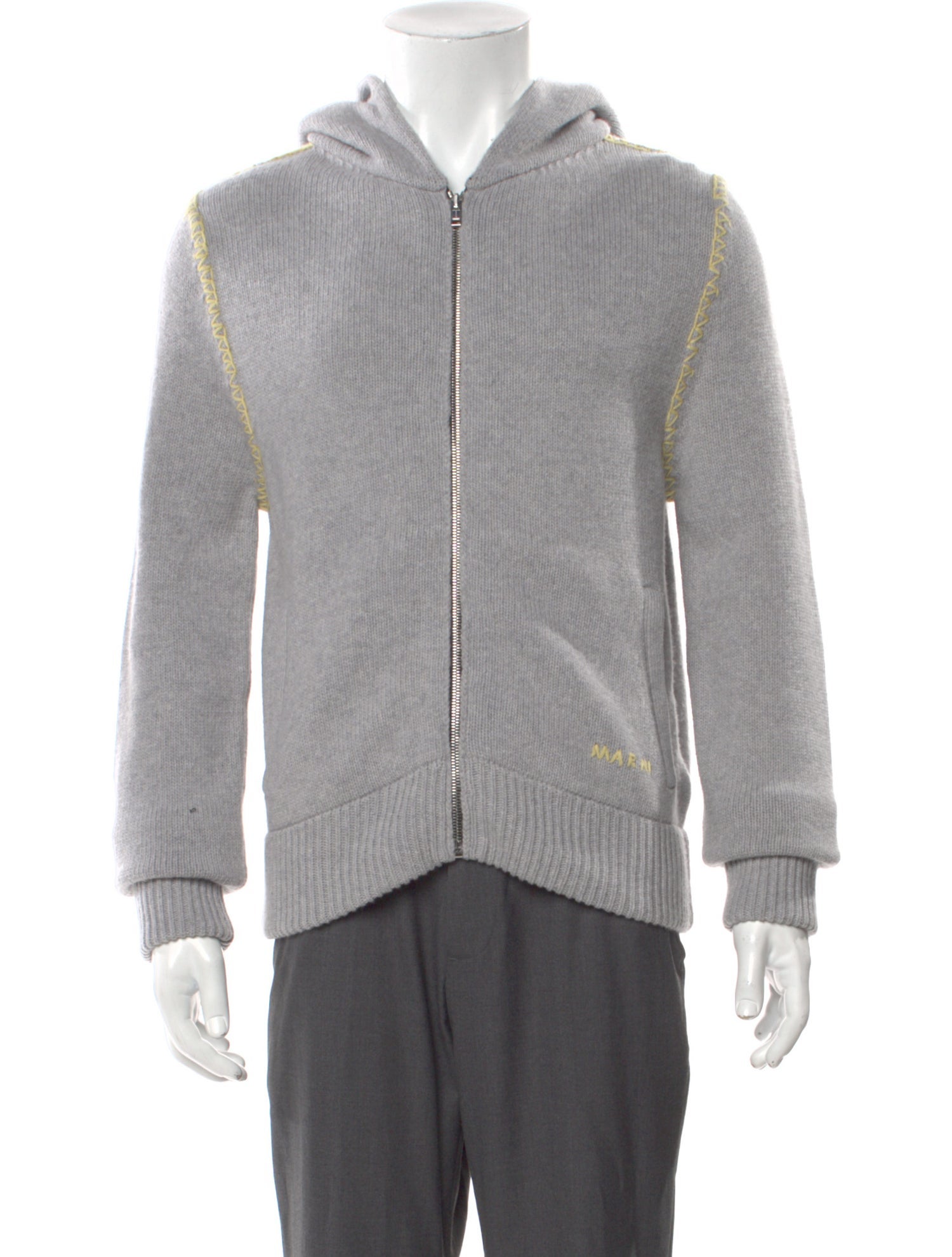 Marni Virgin Wool Mock Neck Cardigan w/ Tags