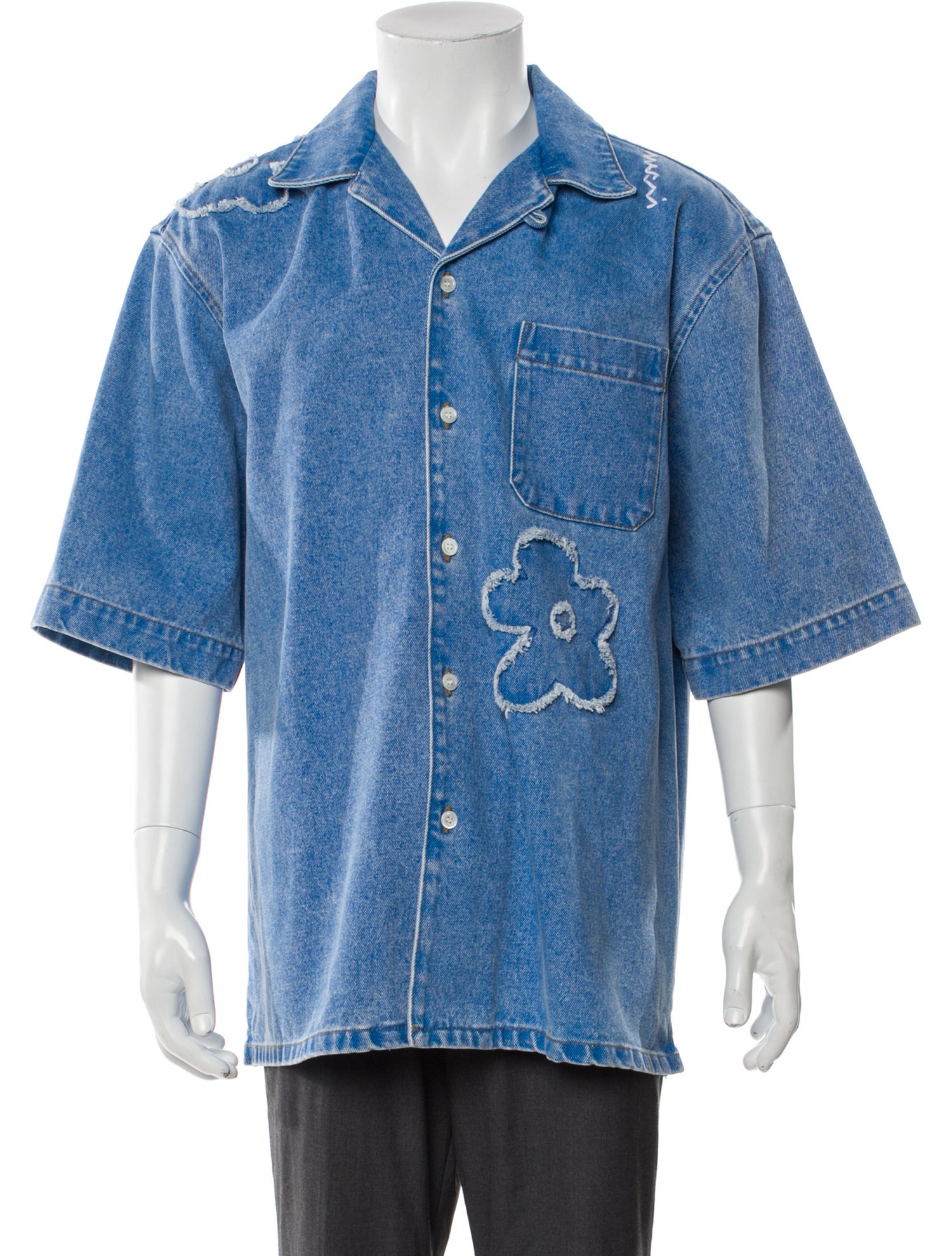 Marni Short Sleeve Denim Shirt w/ Tags
