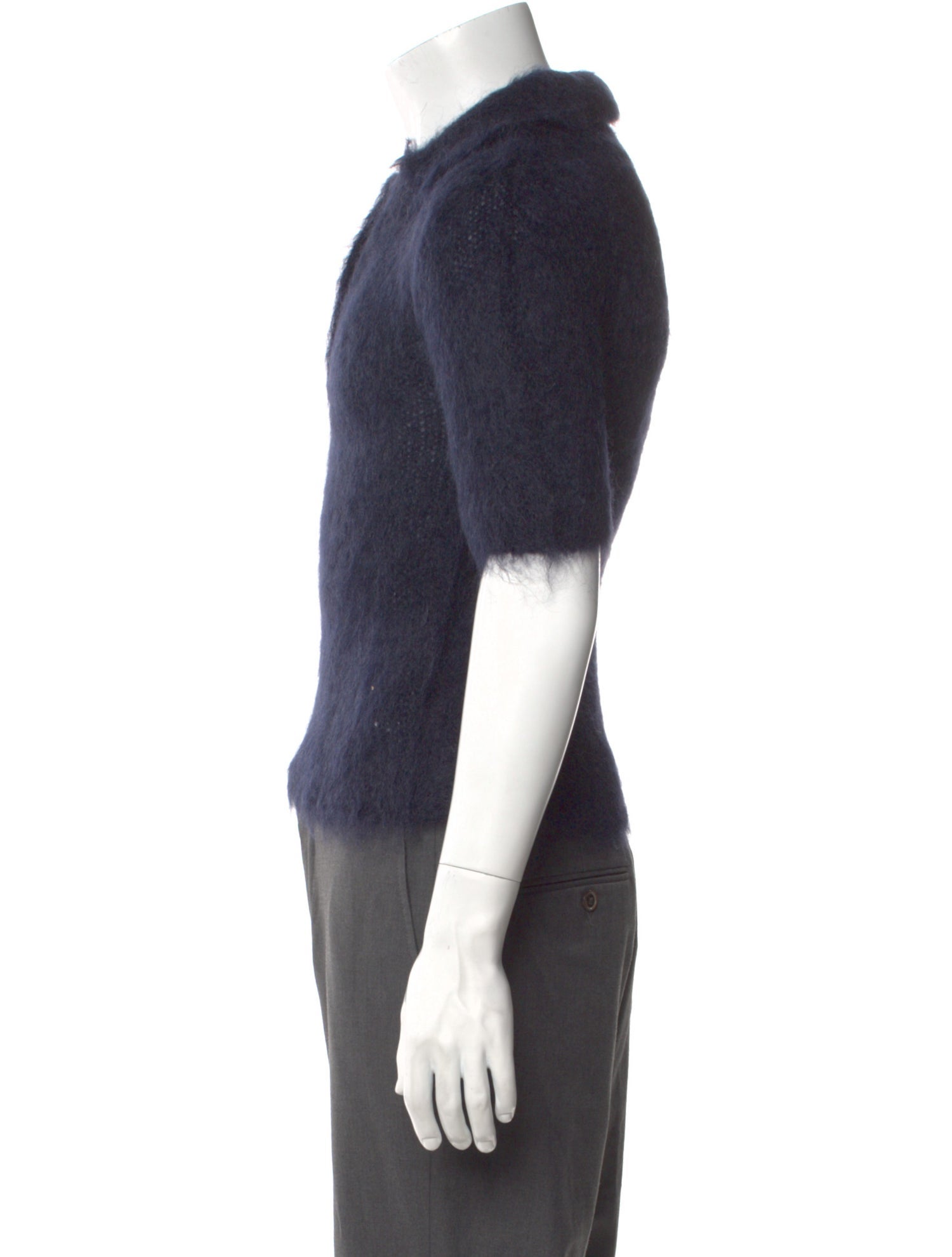 Marni Mohair Mock Neck Polo Sweater w/ Tags