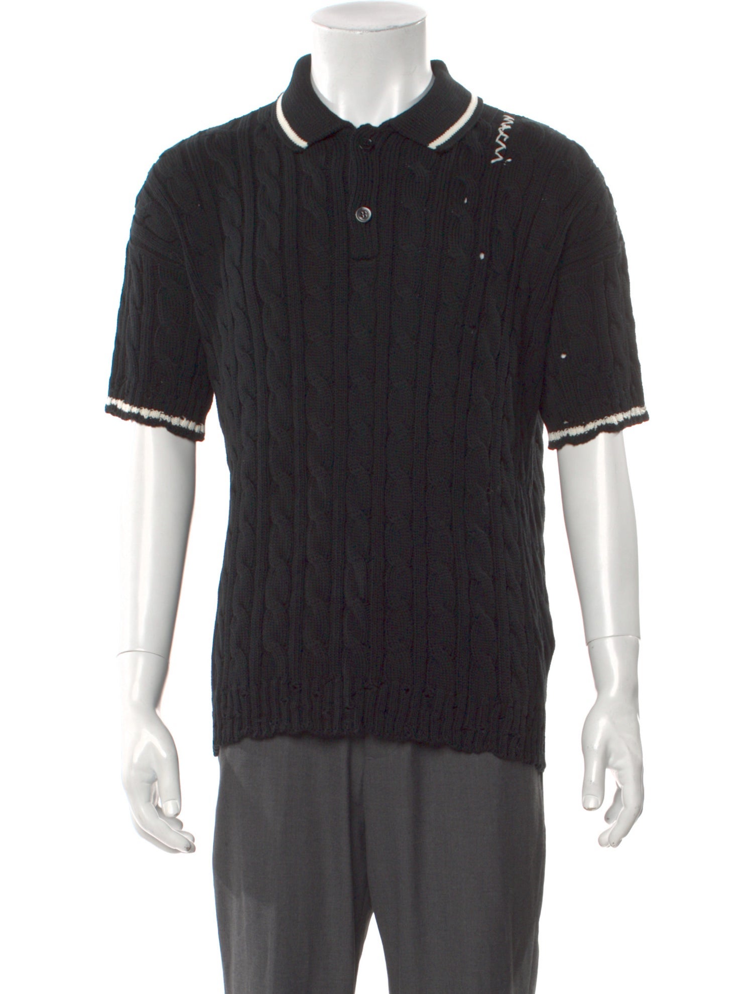 Marni Collar Short Sleeve Polo Shirt w/ Tags
