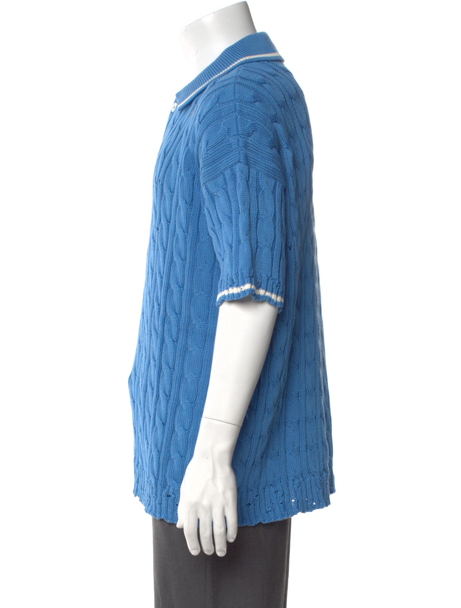 Marni Tweed Pattern Collar Polo Shirt w/ Tags