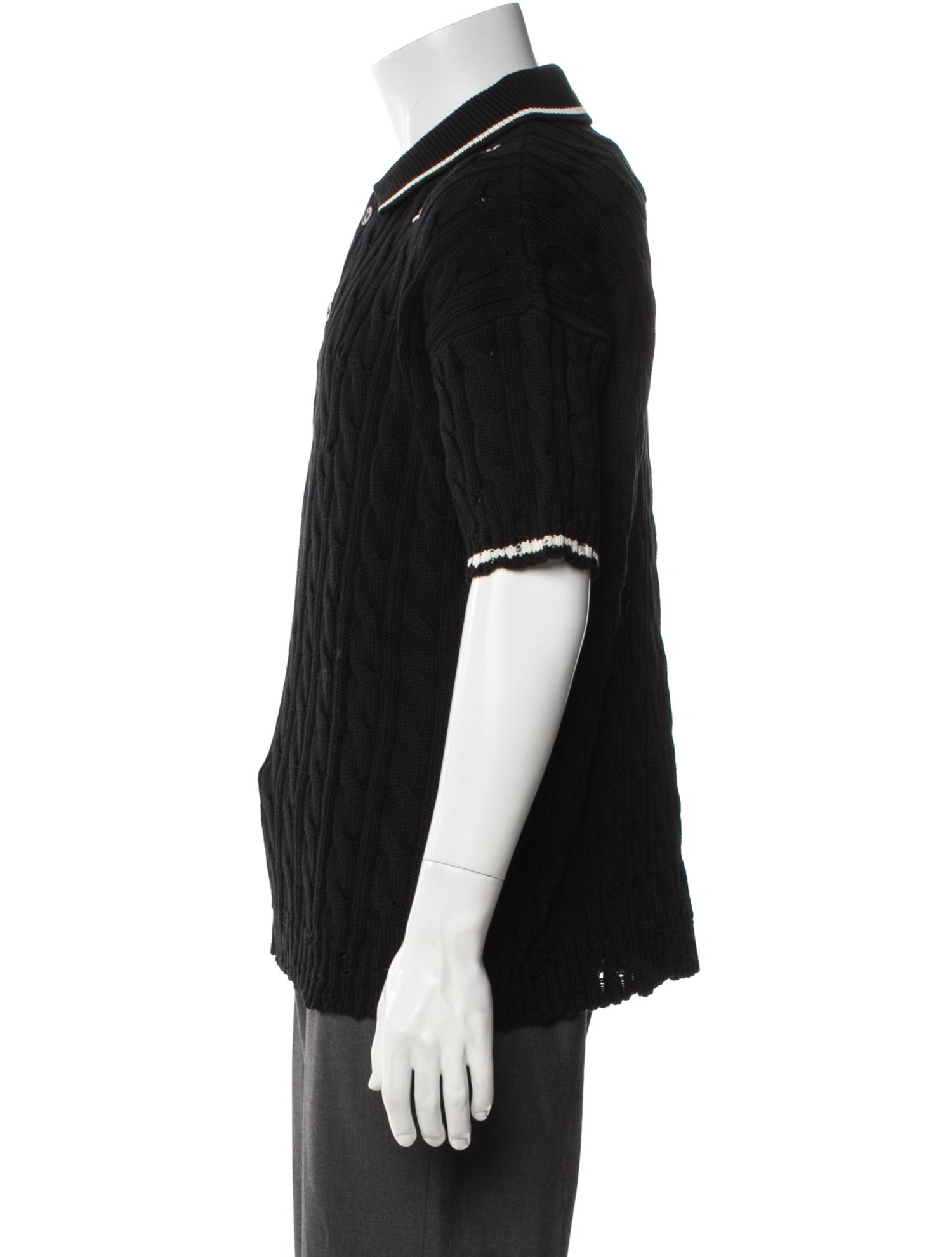 Marni V-Neck Short Sleeve Polo Shirt w/ Tags