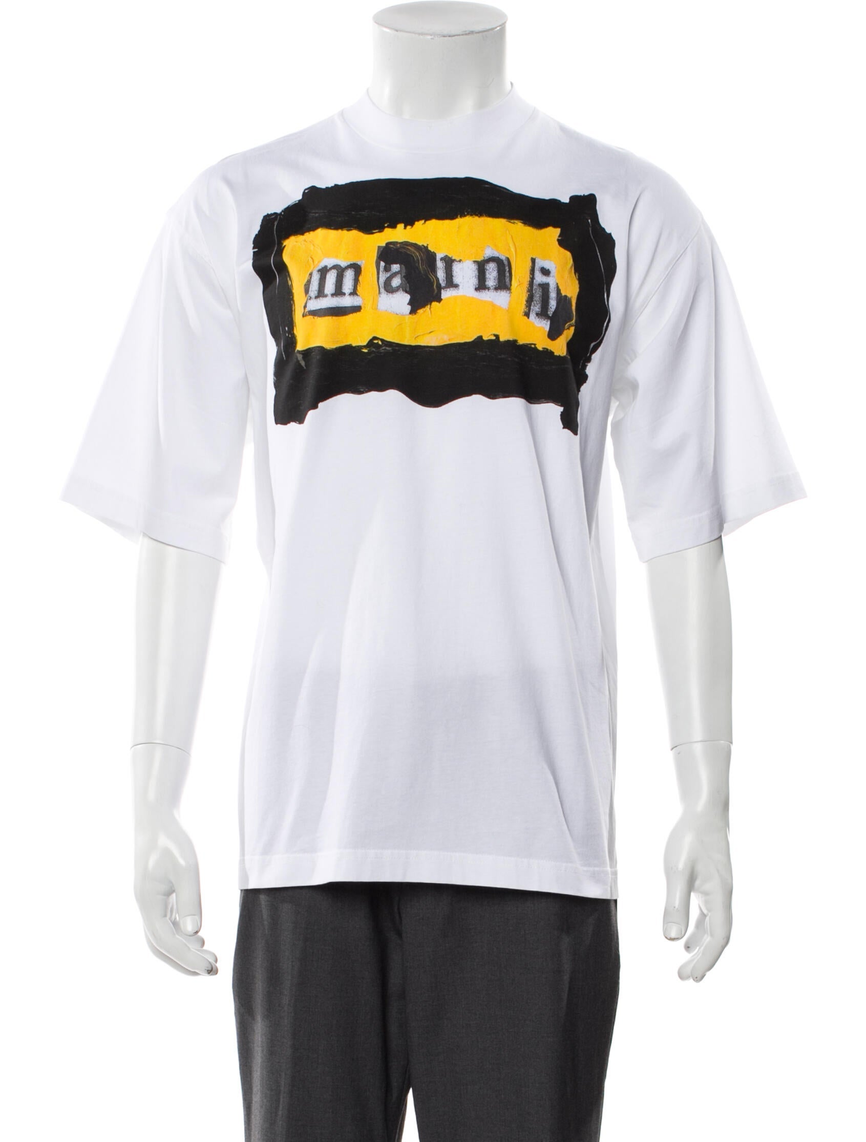 Marni Graphic Print Crew Neck T-Shirt w/ Tags