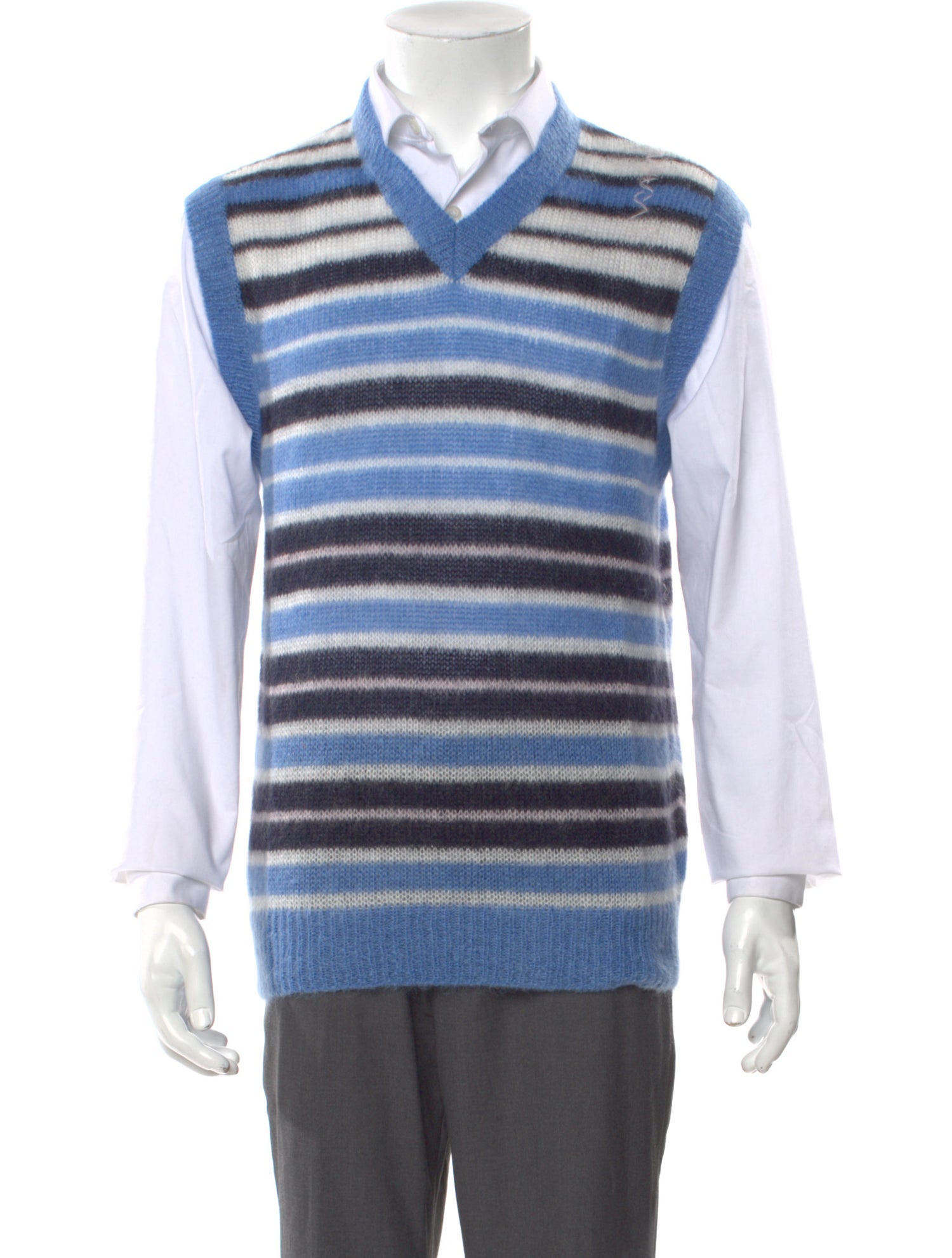 Marni Mohair Striped Sweater Vest w/ Tags