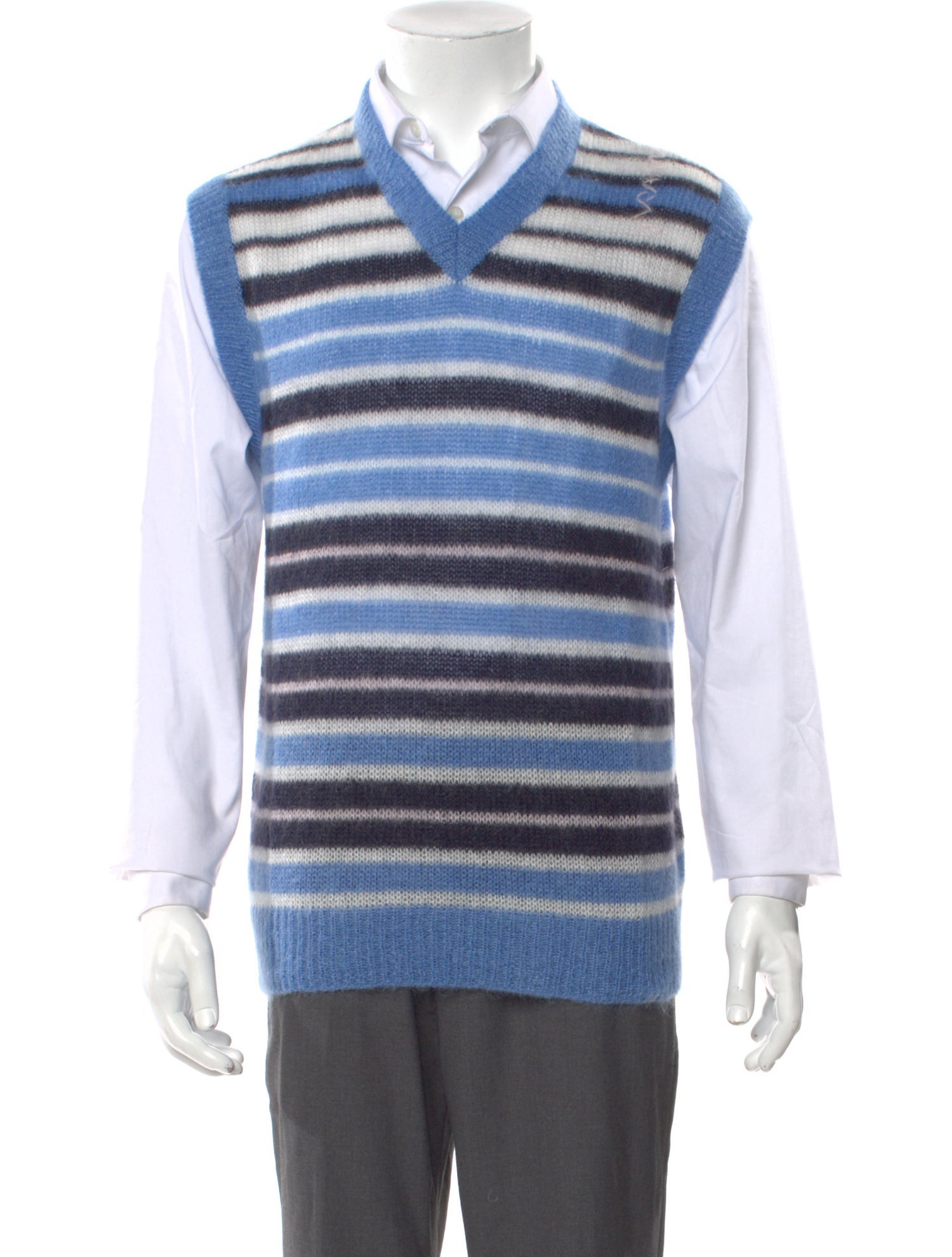 Marni Mohair Striped Sweater Vest w/ Tags