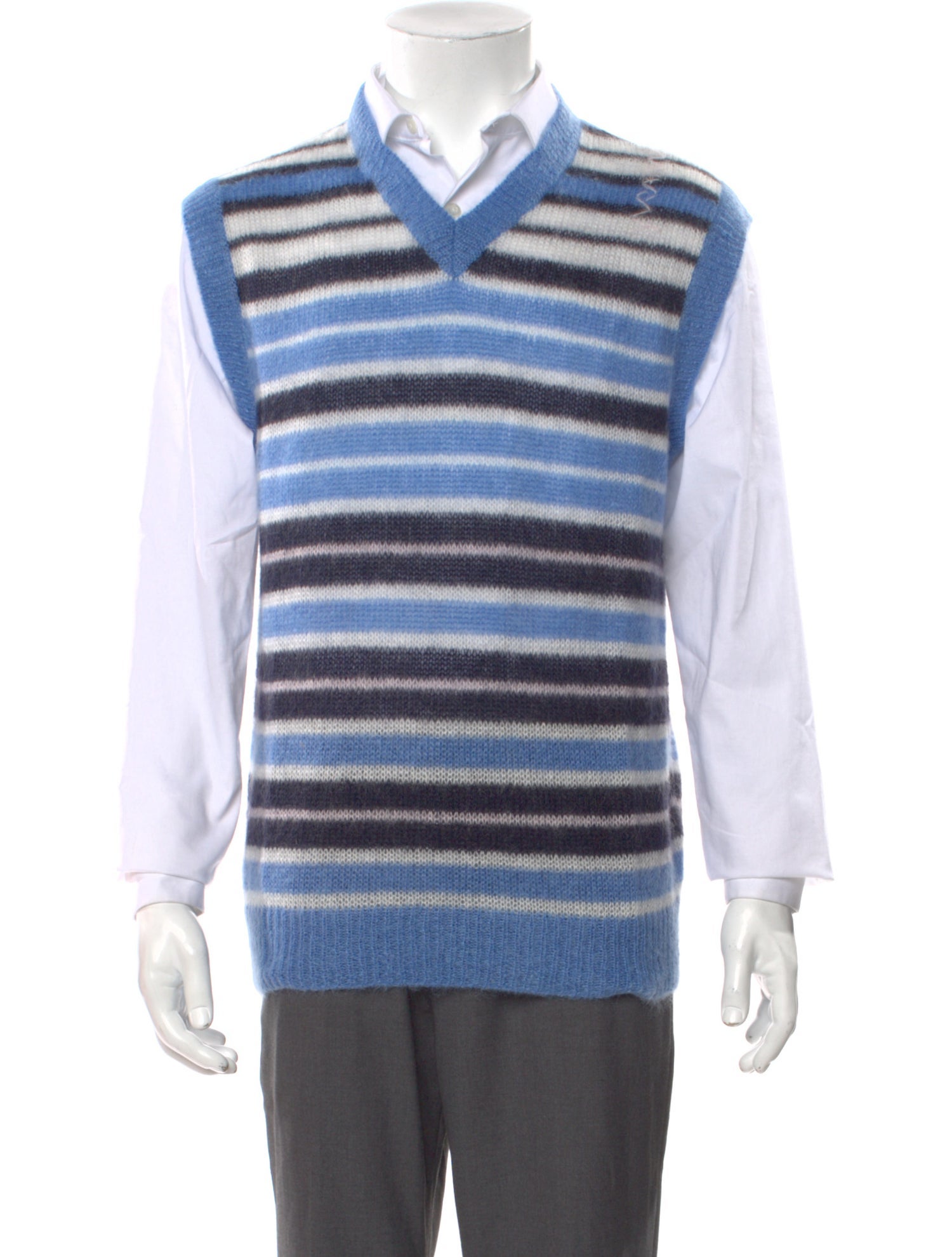 Marni Mohair Striped Sweater Vest w/ Tags