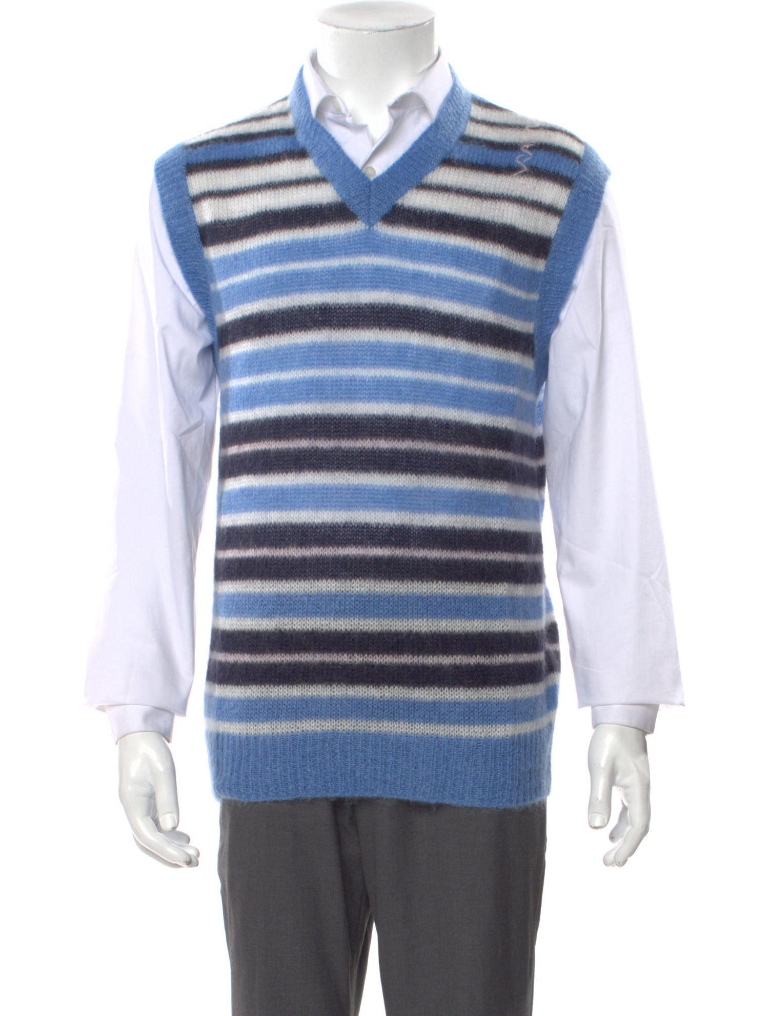 Marni Mohair Striped Sweater Vest w/ Tags