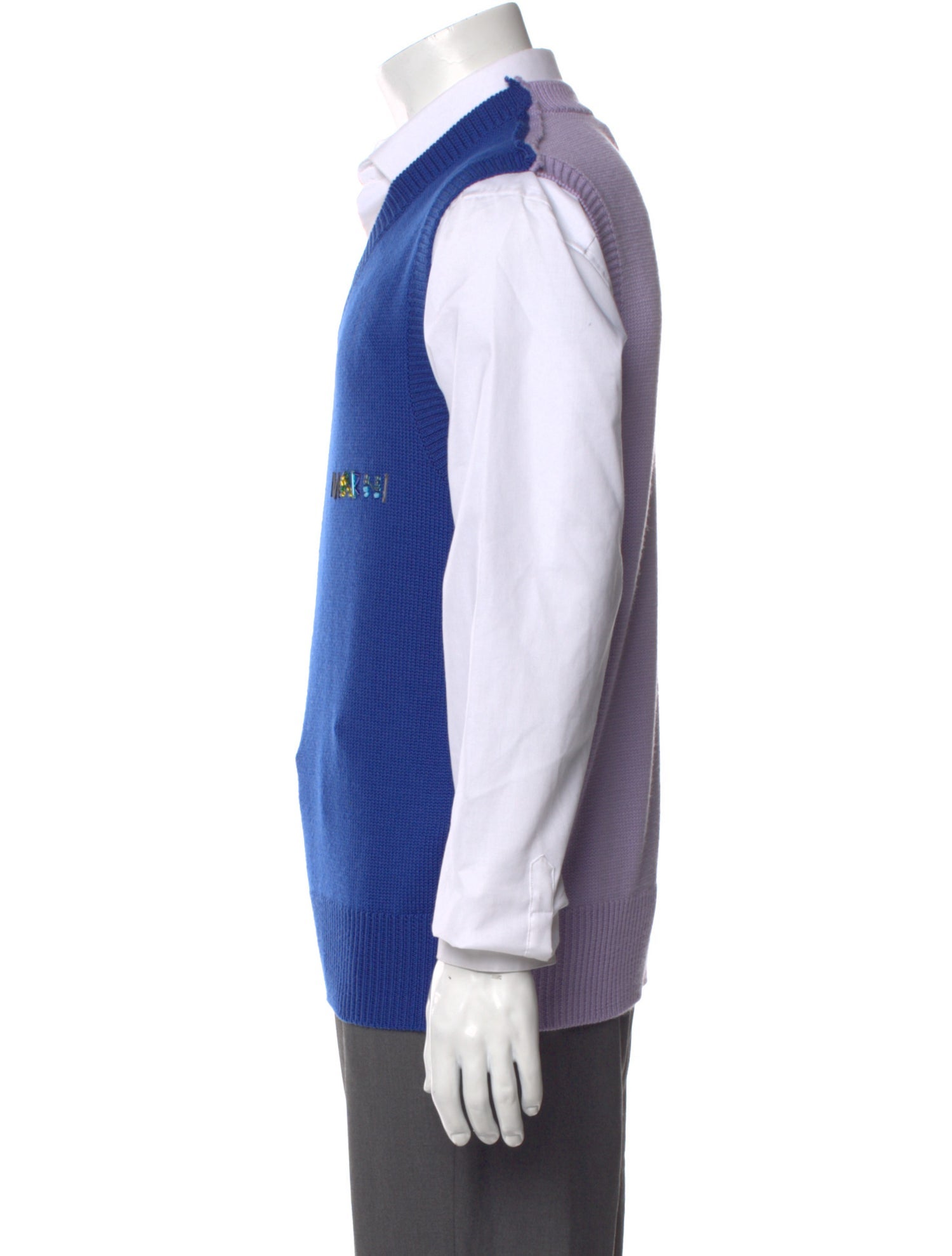 Marni Virgin Wool V-Neck Sweater Vest w/ Tags