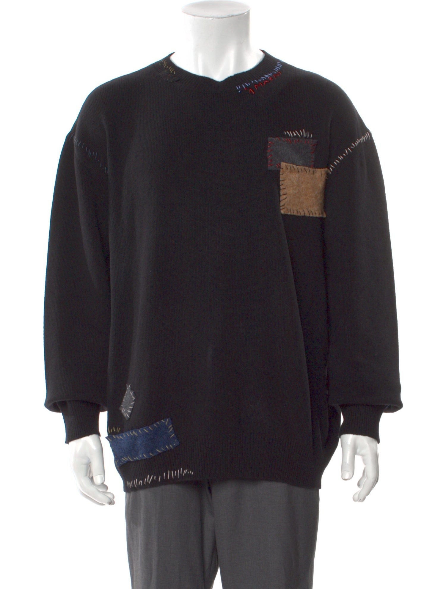 Marni Wool Graphic Print Pullover