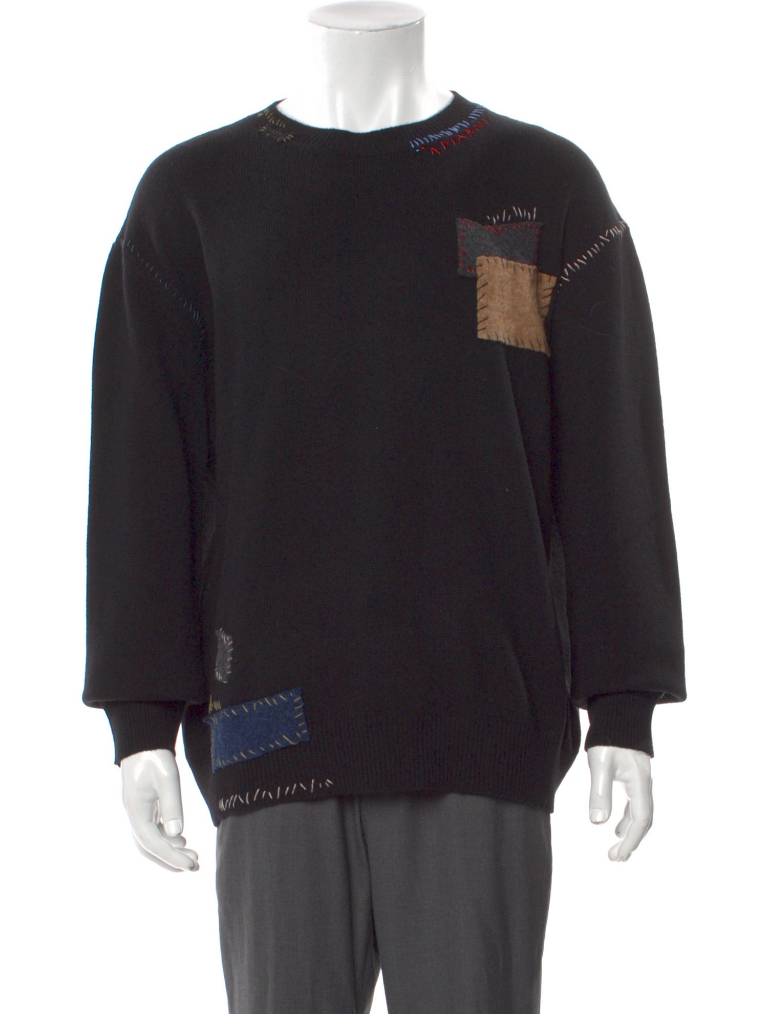 Marni Wool Graphic Print Pullover