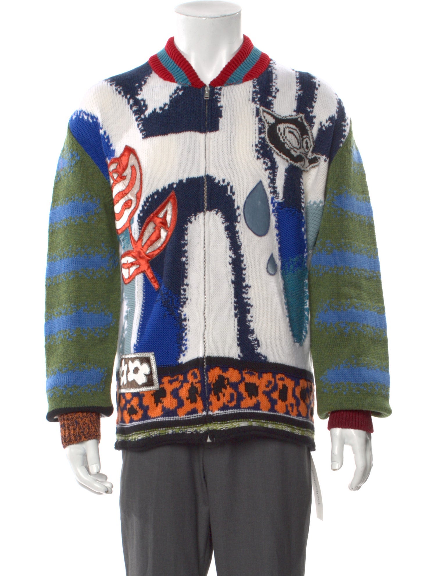 Marni Virgin Wool Printed Cardigan