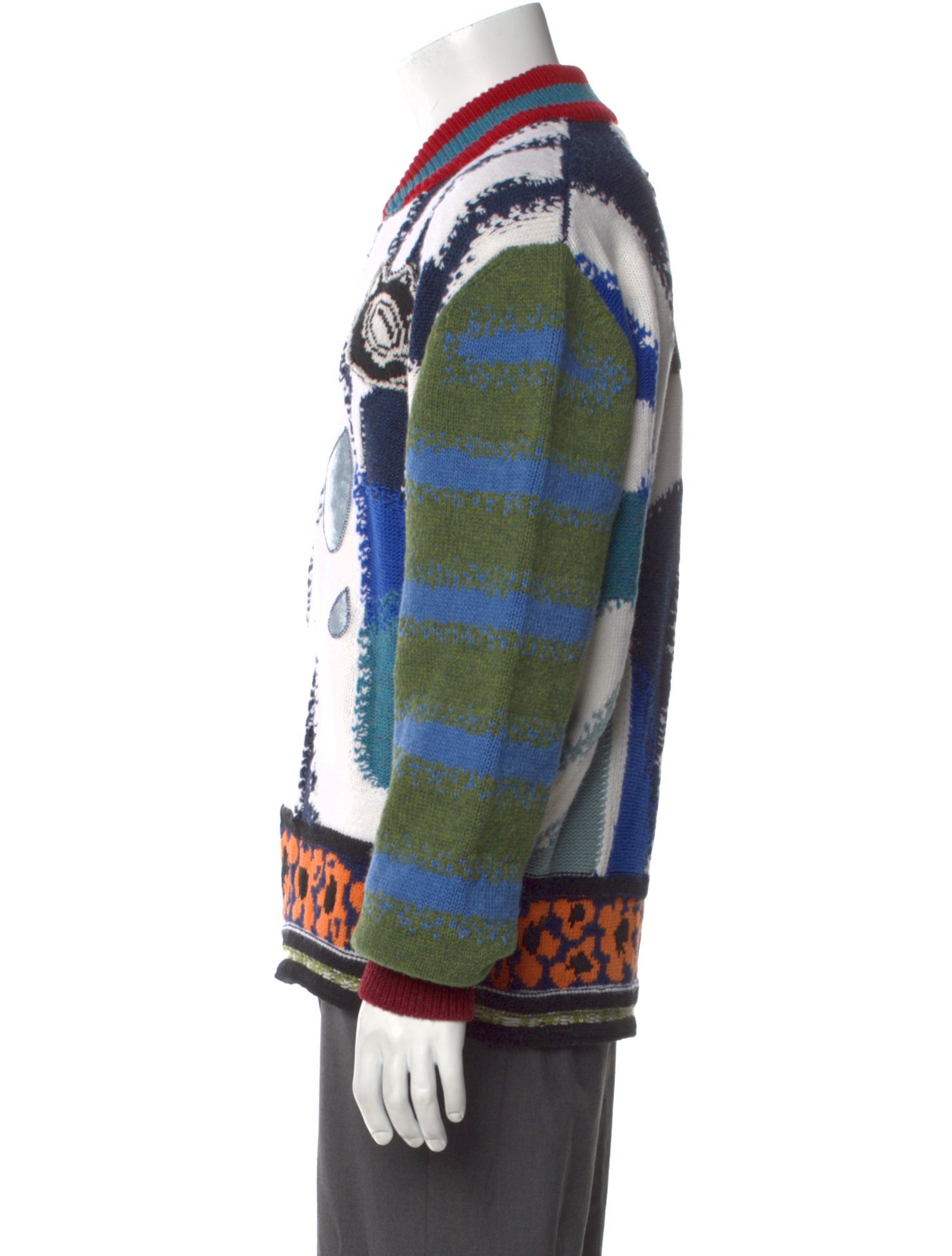 Marni Virgin Wool Printed Cardigan