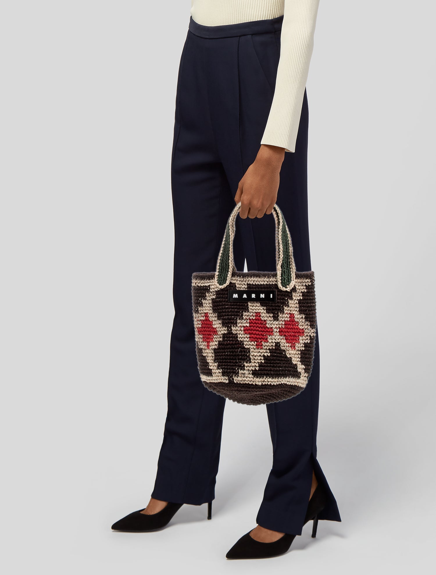 Marni Raffia Bucket Bag