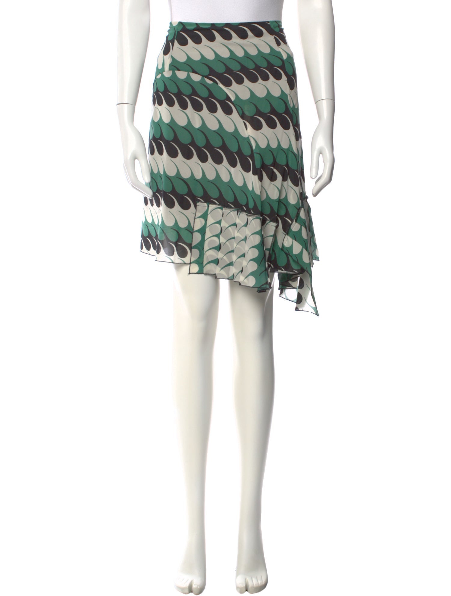 Marni Silk Knee-Length Skirt