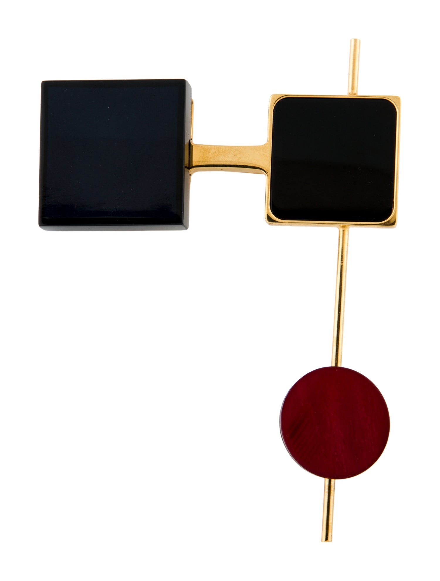 Marni Geometric Resin Brooch