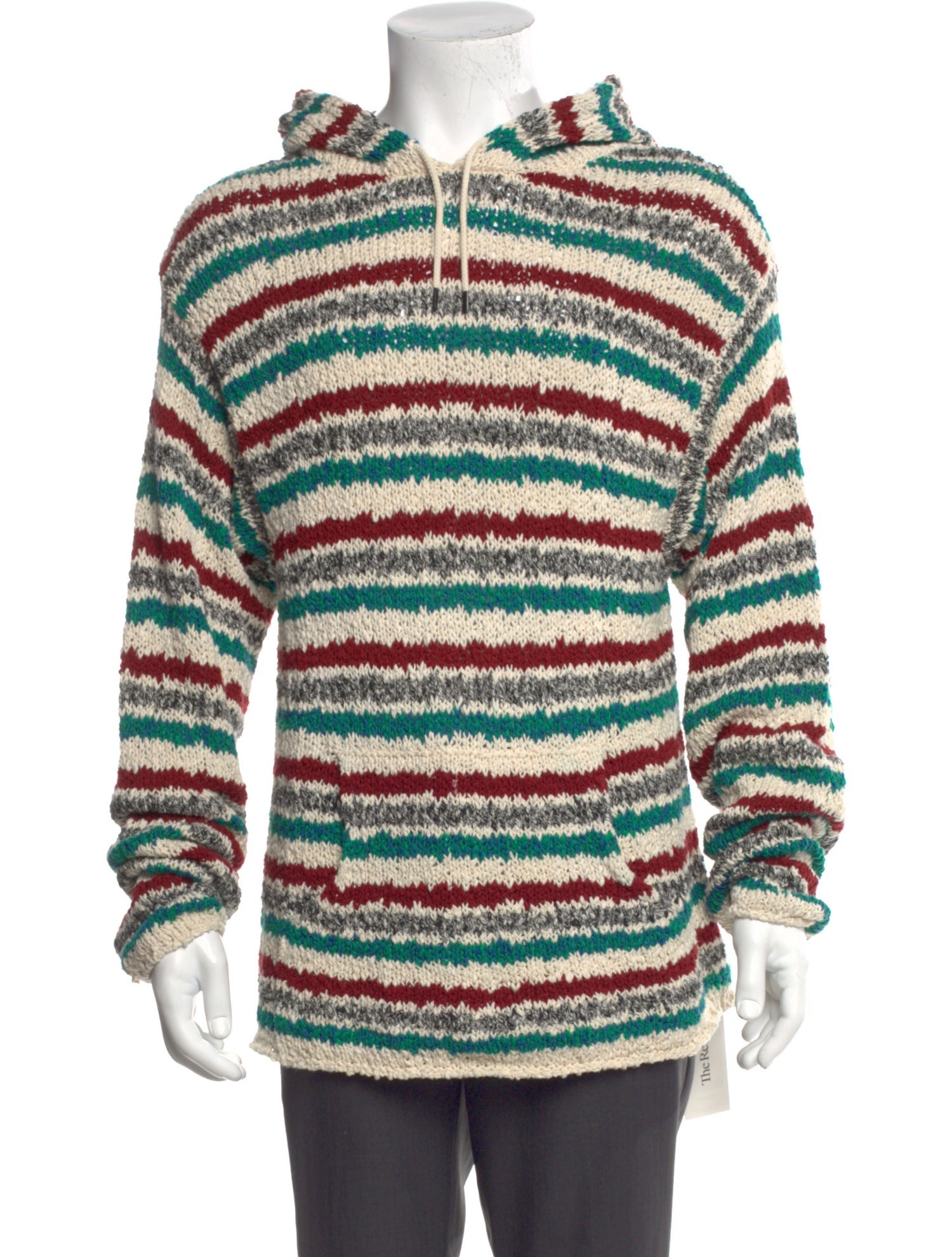 Marni Striped Crew Neck Polo Sweater