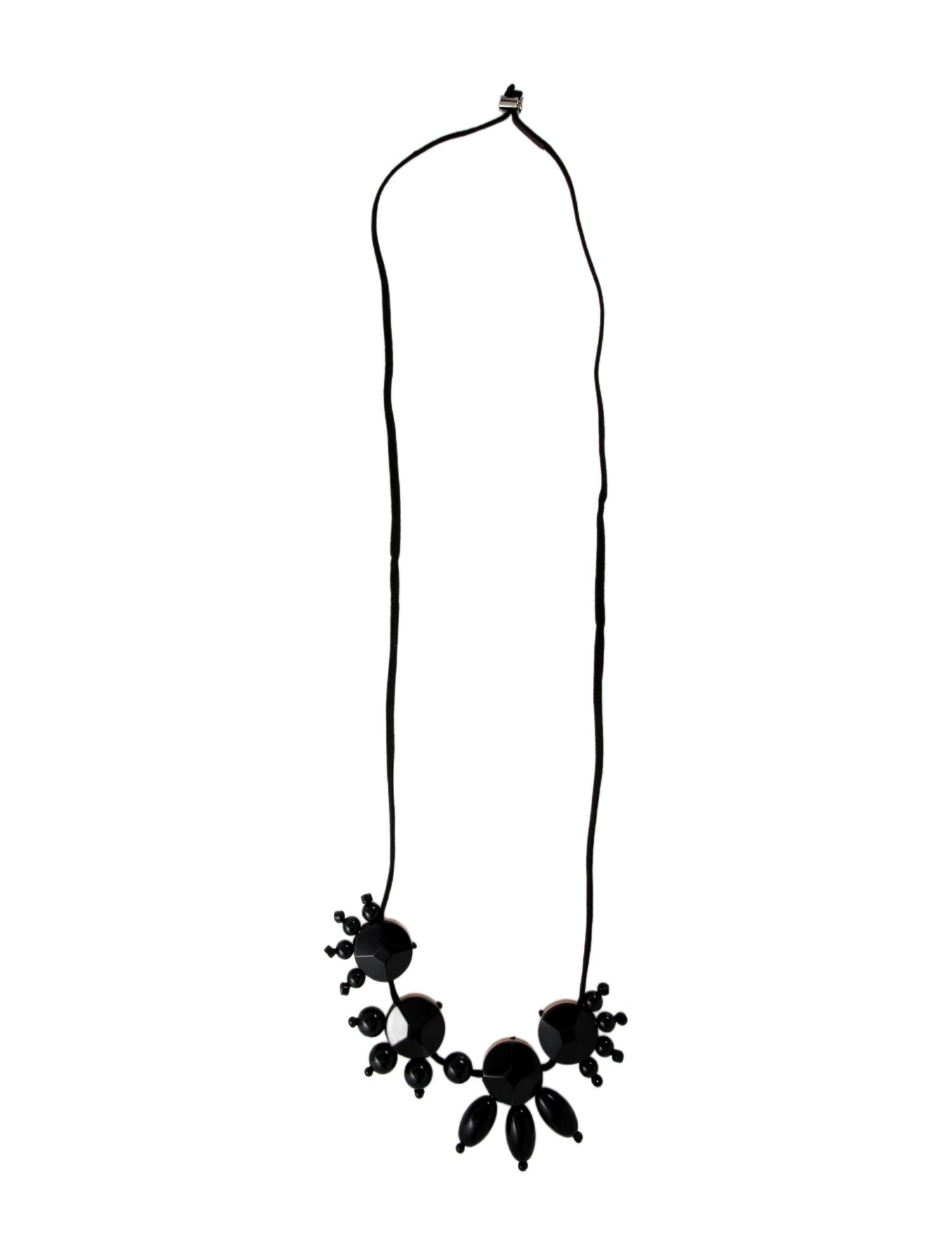 Marni Resin, Wood & Cotton Collar Necklace