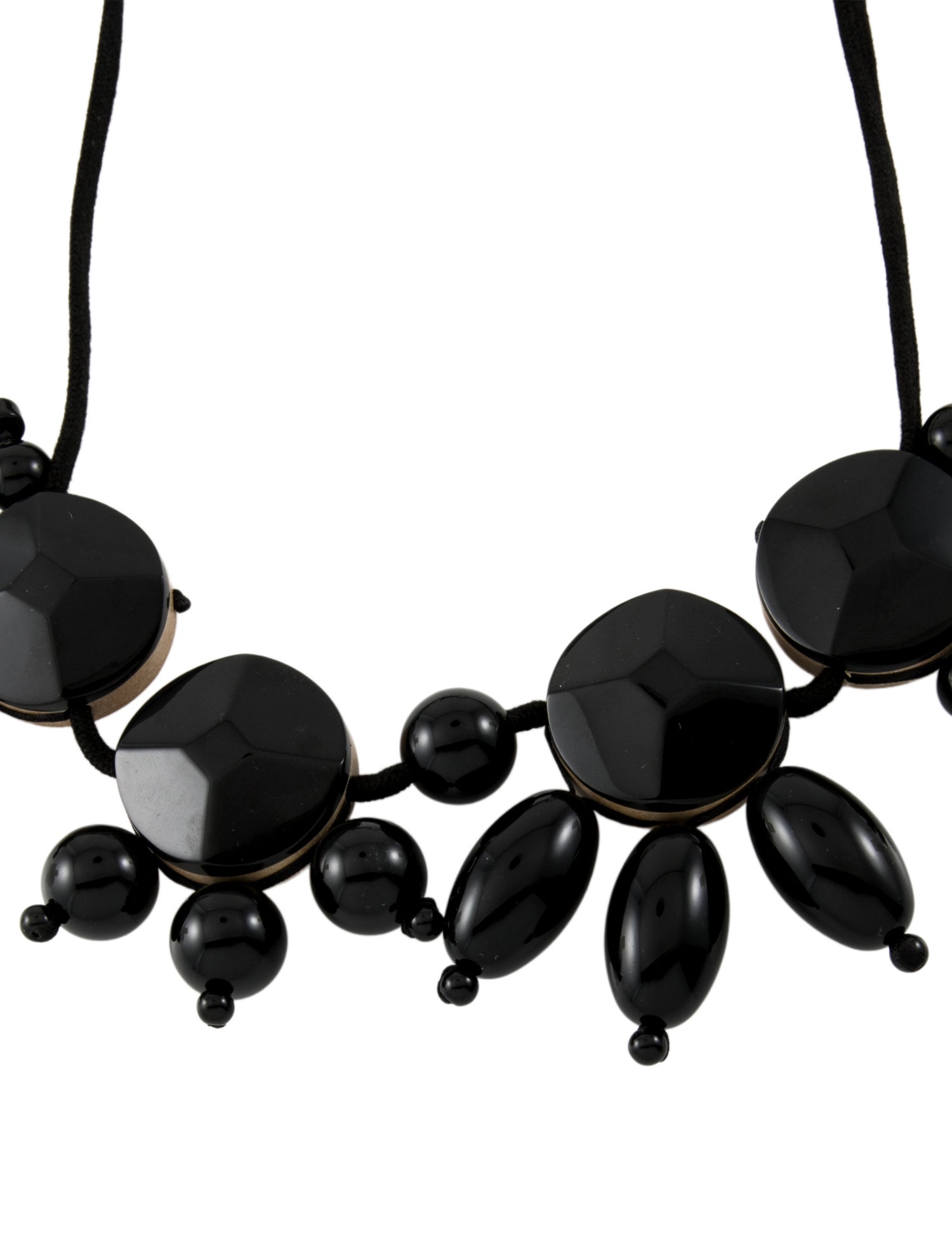 Marni Resin, Wood & Cotton Collar Necklace