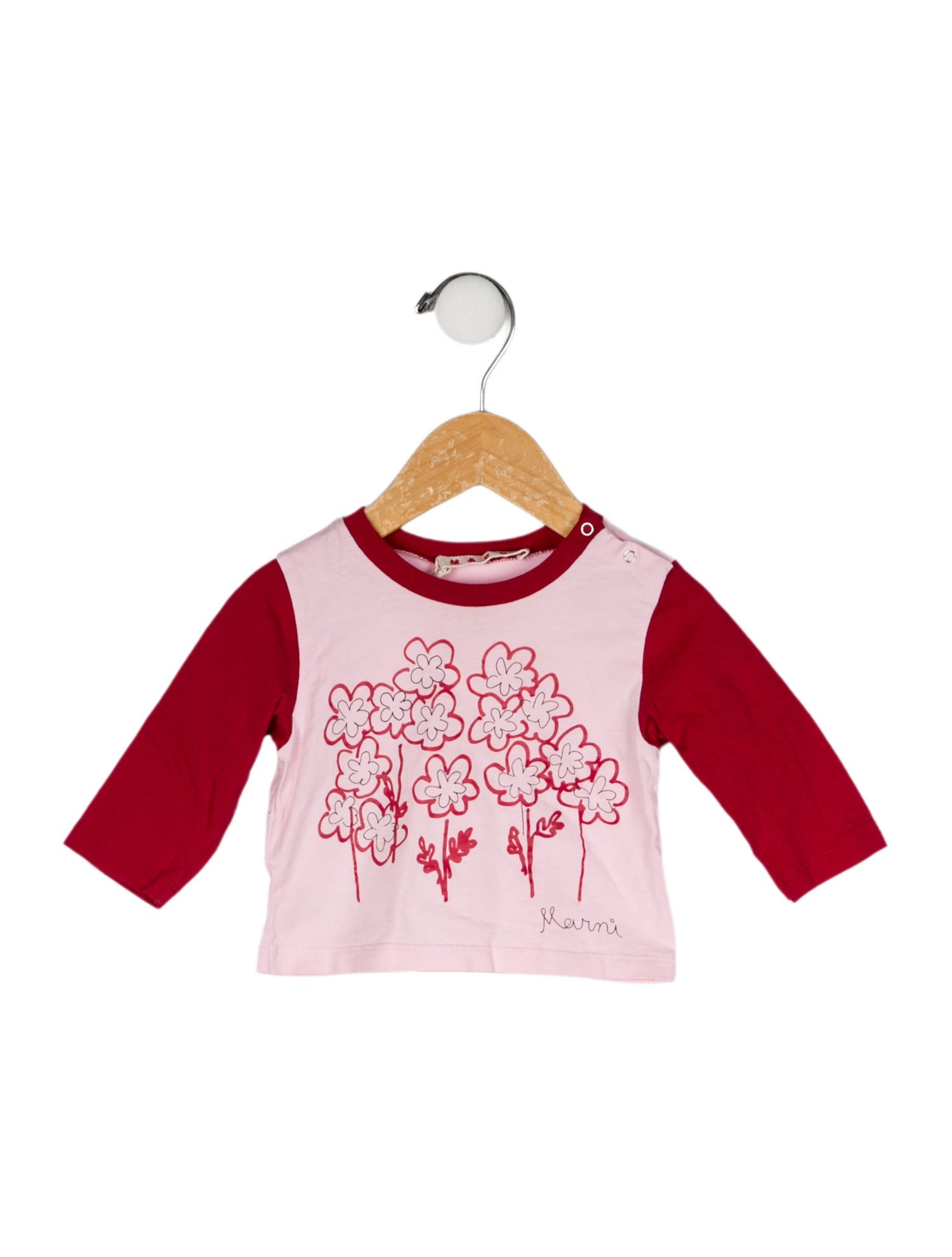 Marni Infant Girls' Graphic Printed Long Sleeve Top w/Tags