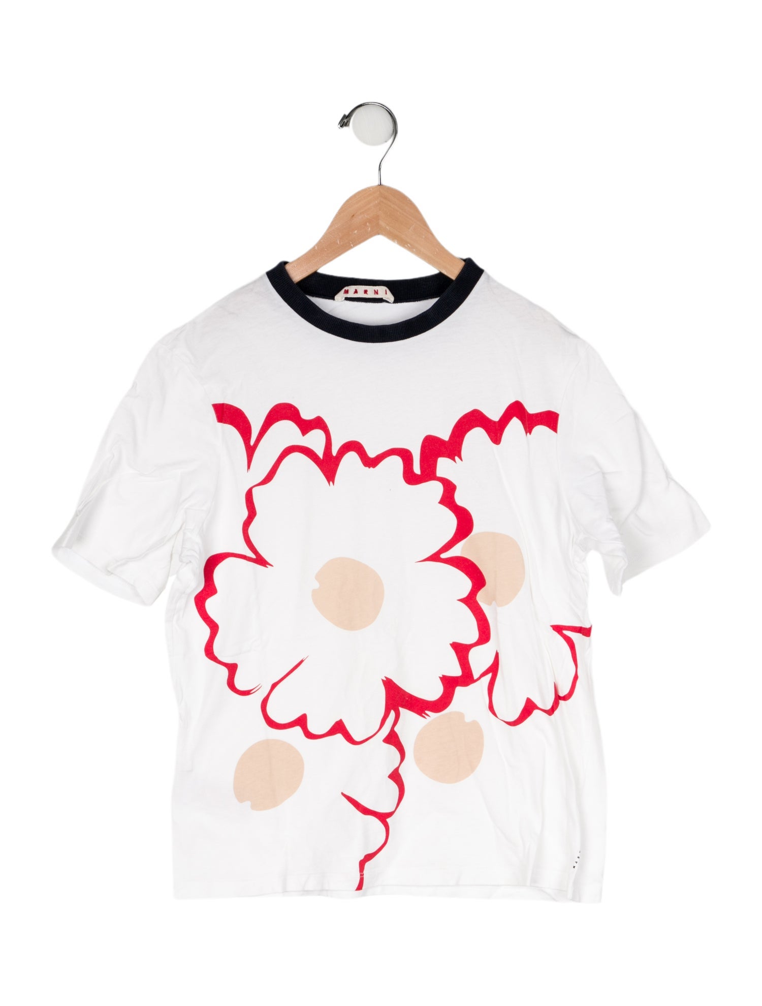 Marni Girls' Graphic Printed Short Sleeve Top