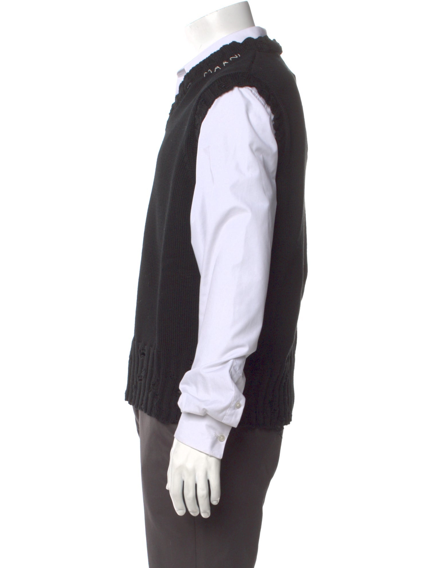 Marni V-Neck Sleeveless Sweater Vest