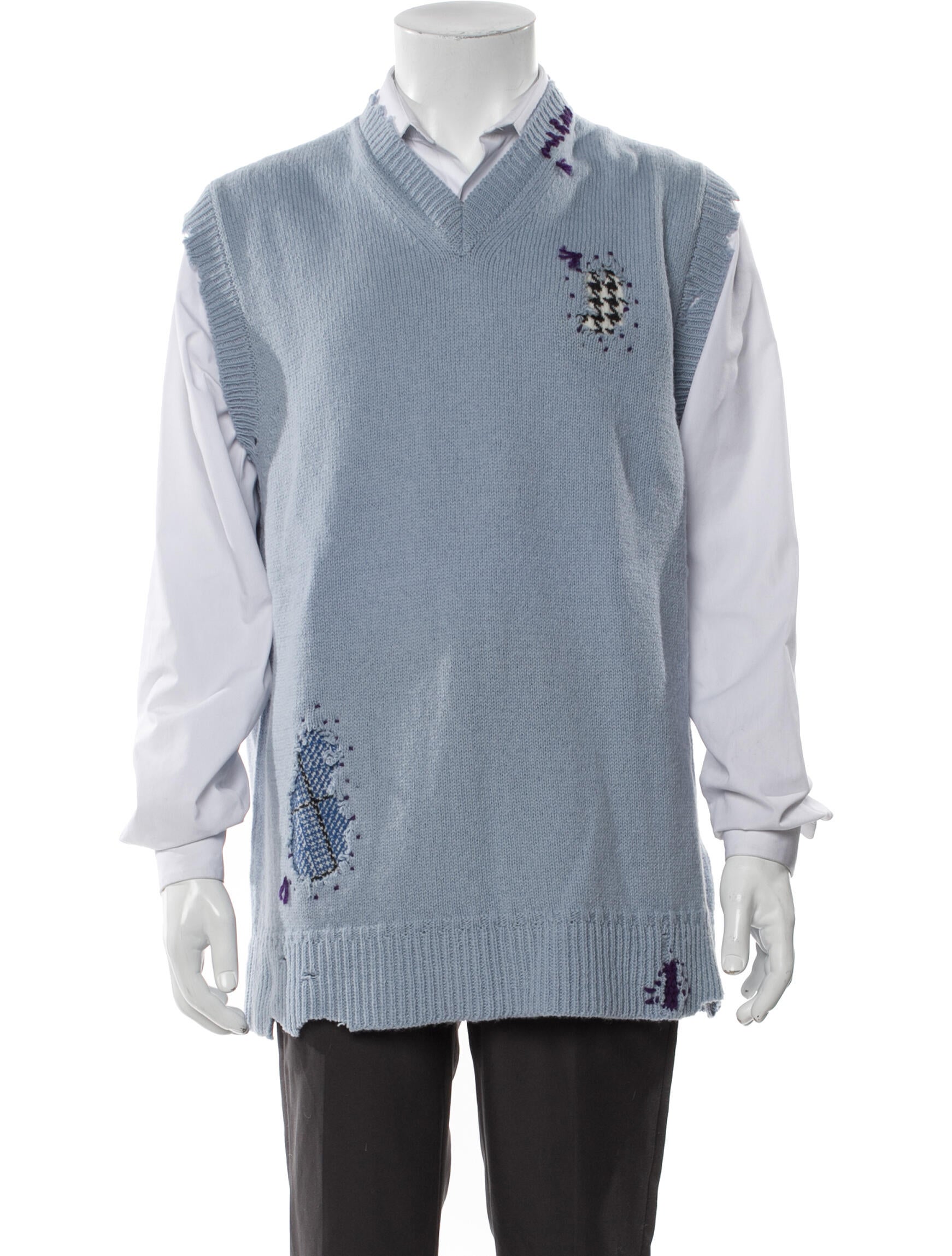 Marni Virgin Wool V-Neck Sweater Vest