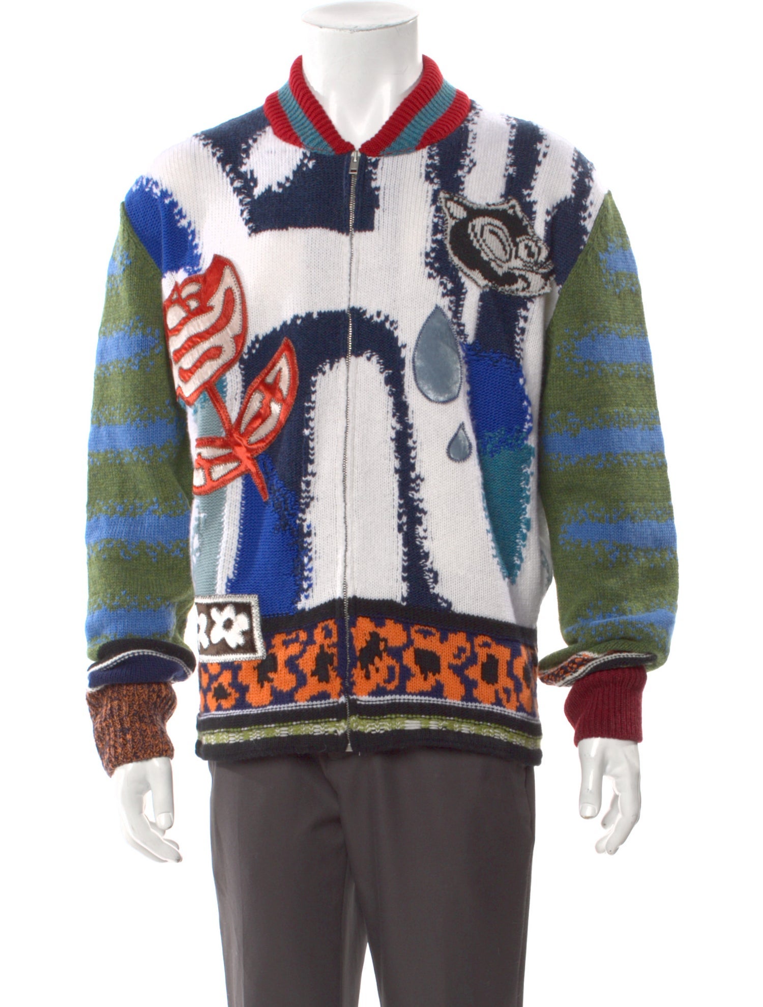 Marni Virgin Wool Printed Cardigan