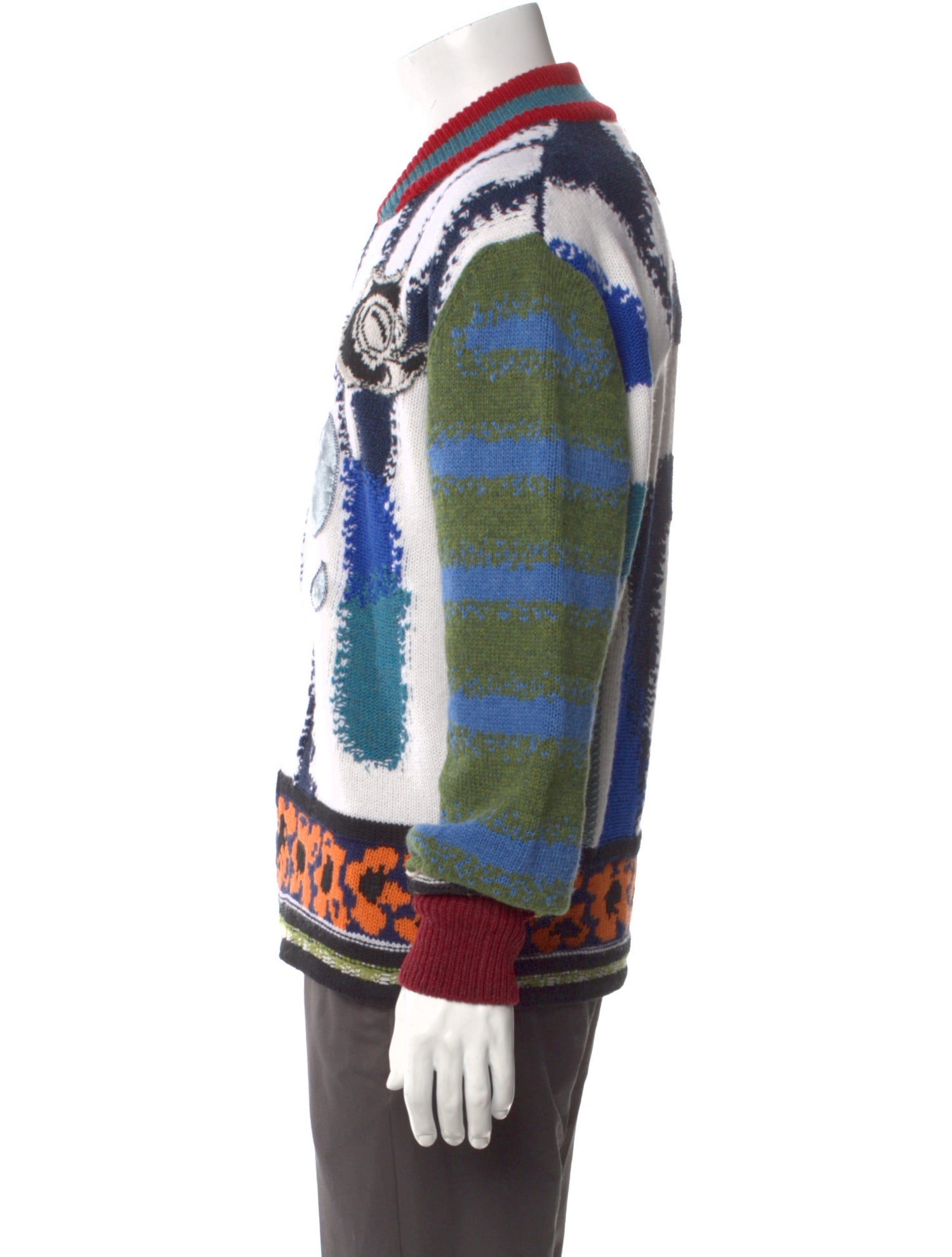 Marni Virgin Wool Printed Cardigan